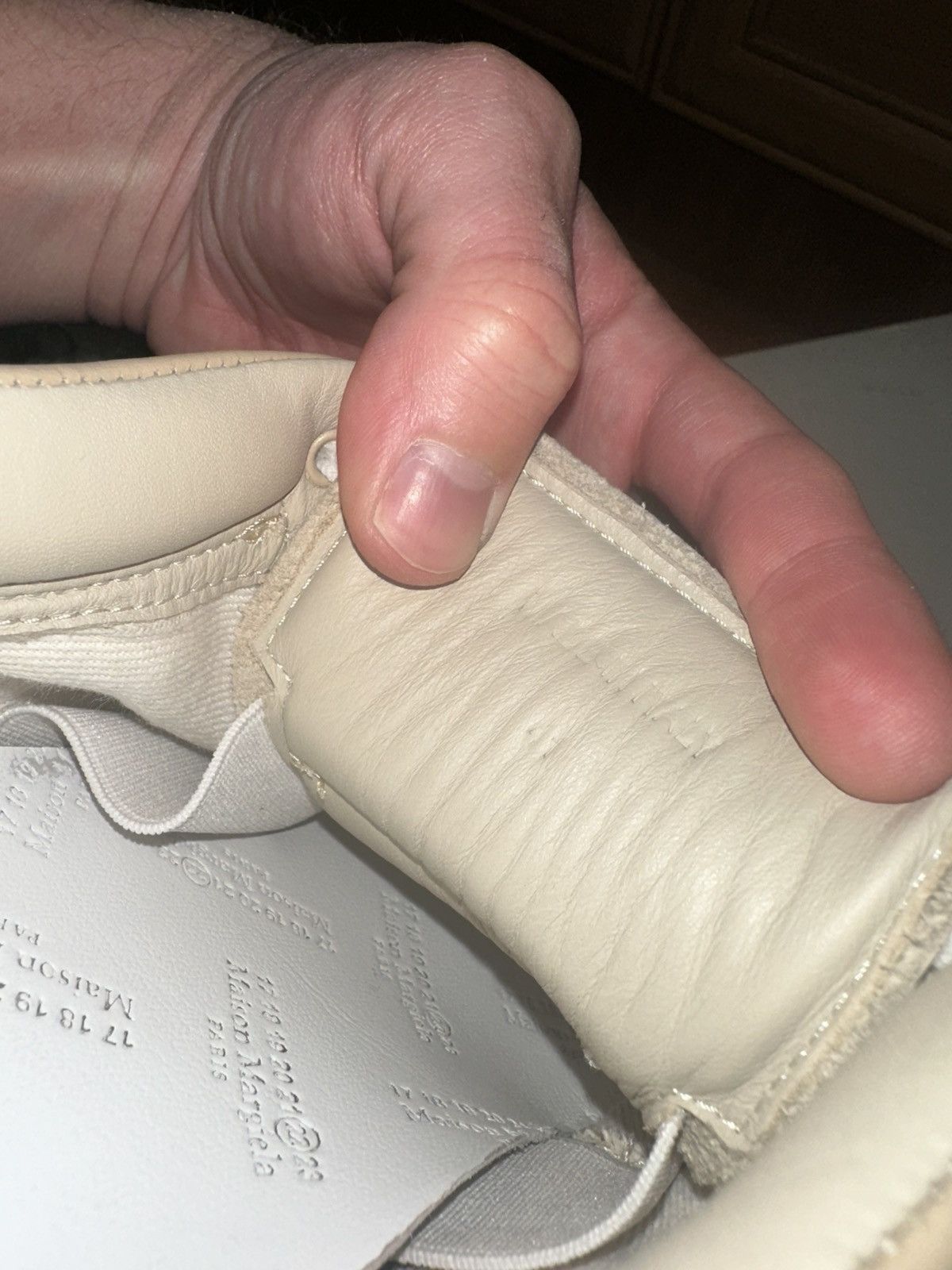 Maison Margiela Maison Margiela Evolution Low Distressed Sneakers Beige Size US 8 / EU 41 - 6 Thumbnail