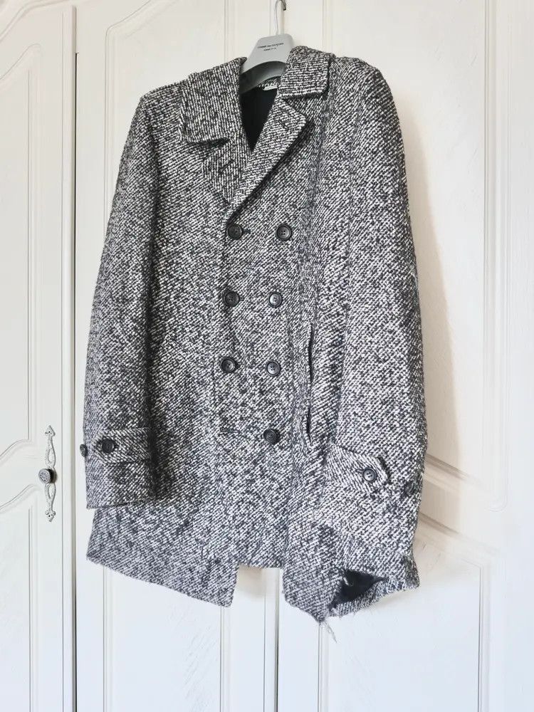 Comme des Garcons Homme Plus Comme Des Garcons Homme Plus 18AW White Shock Coat-2507 Size US S / EU 44-46 / 1 - 8 Thumbnail