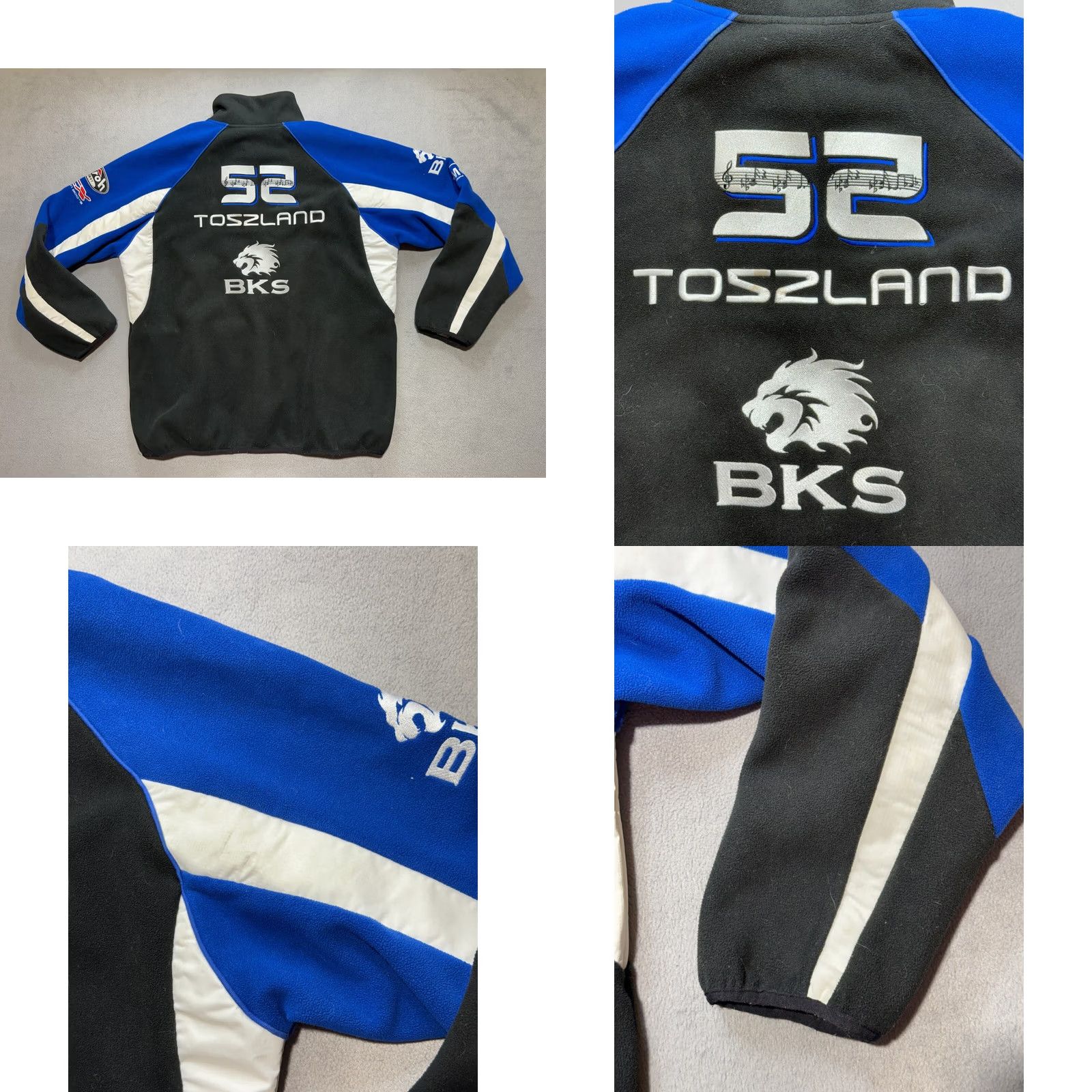 Vintage Toszland 52 Racing Fleece Black Zip Jacket mens XL Size XL Jacket Fleece Polyester Black Racing Size US XL / EU 56 / 4 - 10 Thumbnail