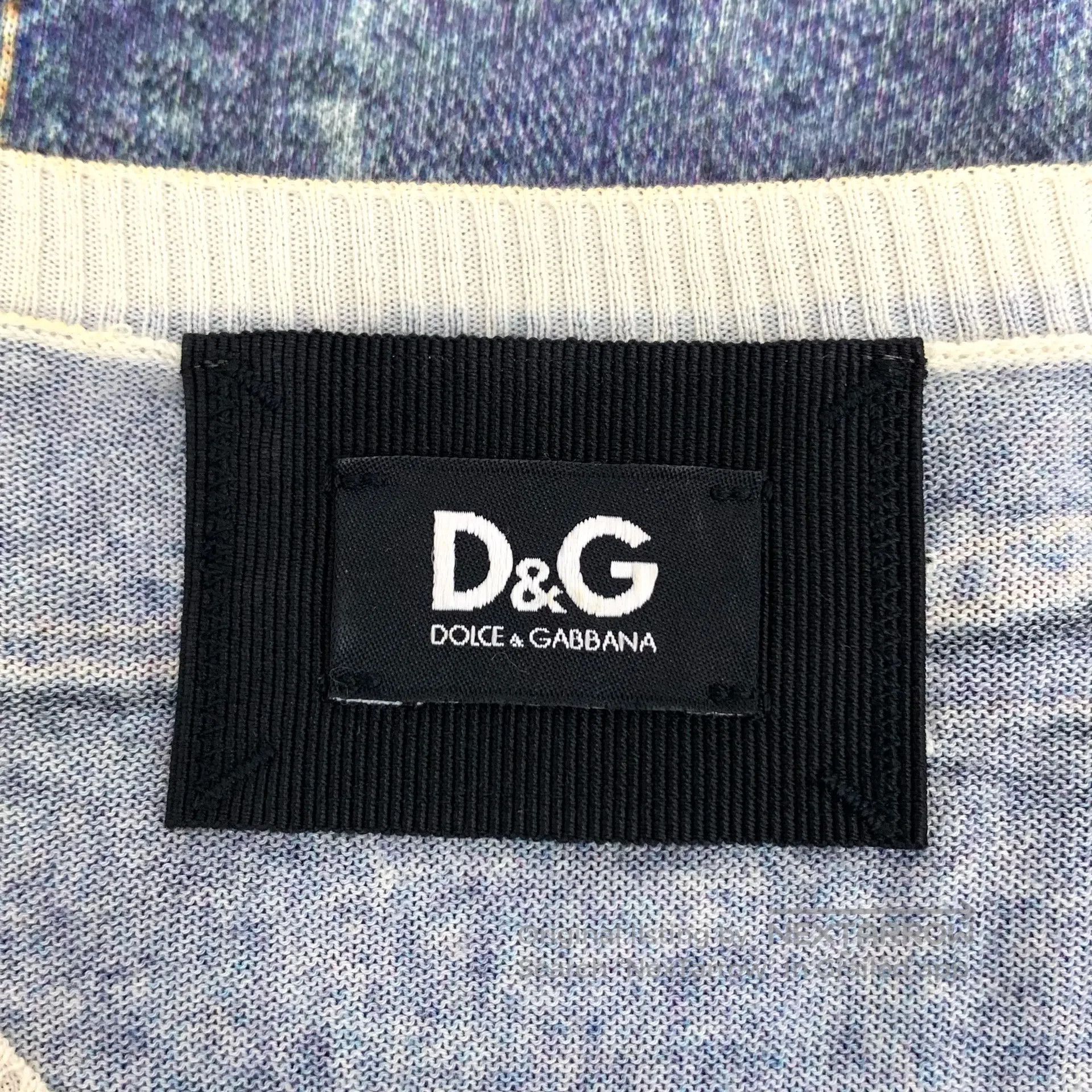 Dolce & Gabbana Dolce Gabbana Dark Blue Cotton Round Neck Single-breasted Size S / US 4 / IT 40 - 5 Thumbnail