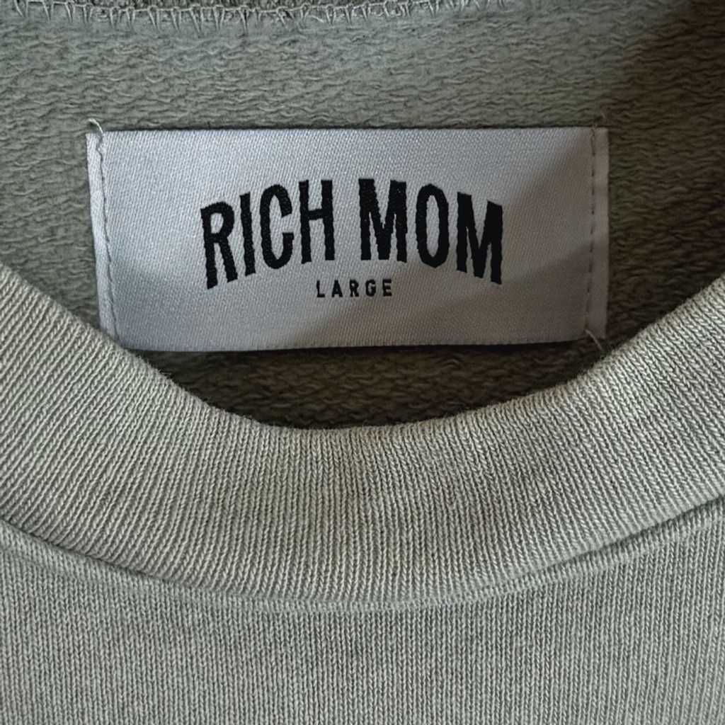 Other RICH MOM GEAR Women's Light Olive Heavyweight Sweatshirt L Size L / US 10 / IT 46 - 5 Thumbnail