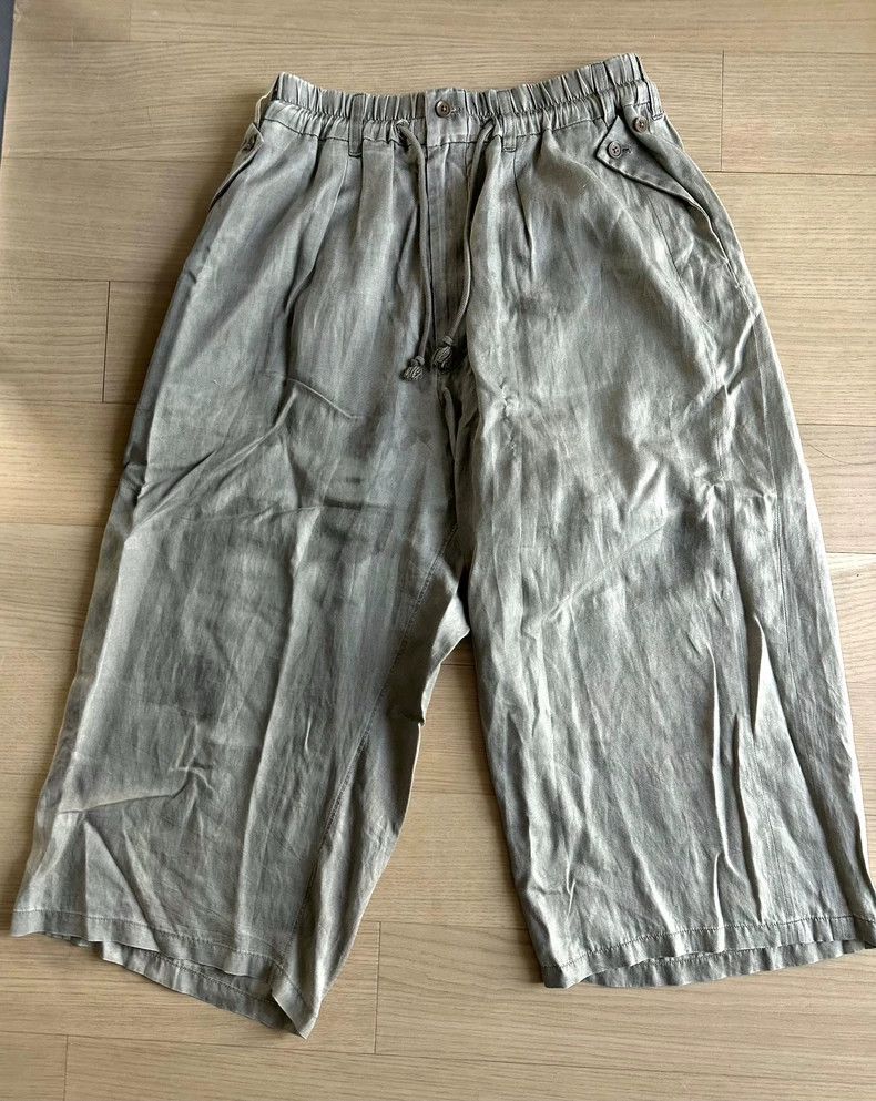 Yohji Yamamoto Yohji Yamamoto size 3 Mainline Silk Wide Pants 2504-Nextar Size US 30 / EU 46 - 1 Thumbnail