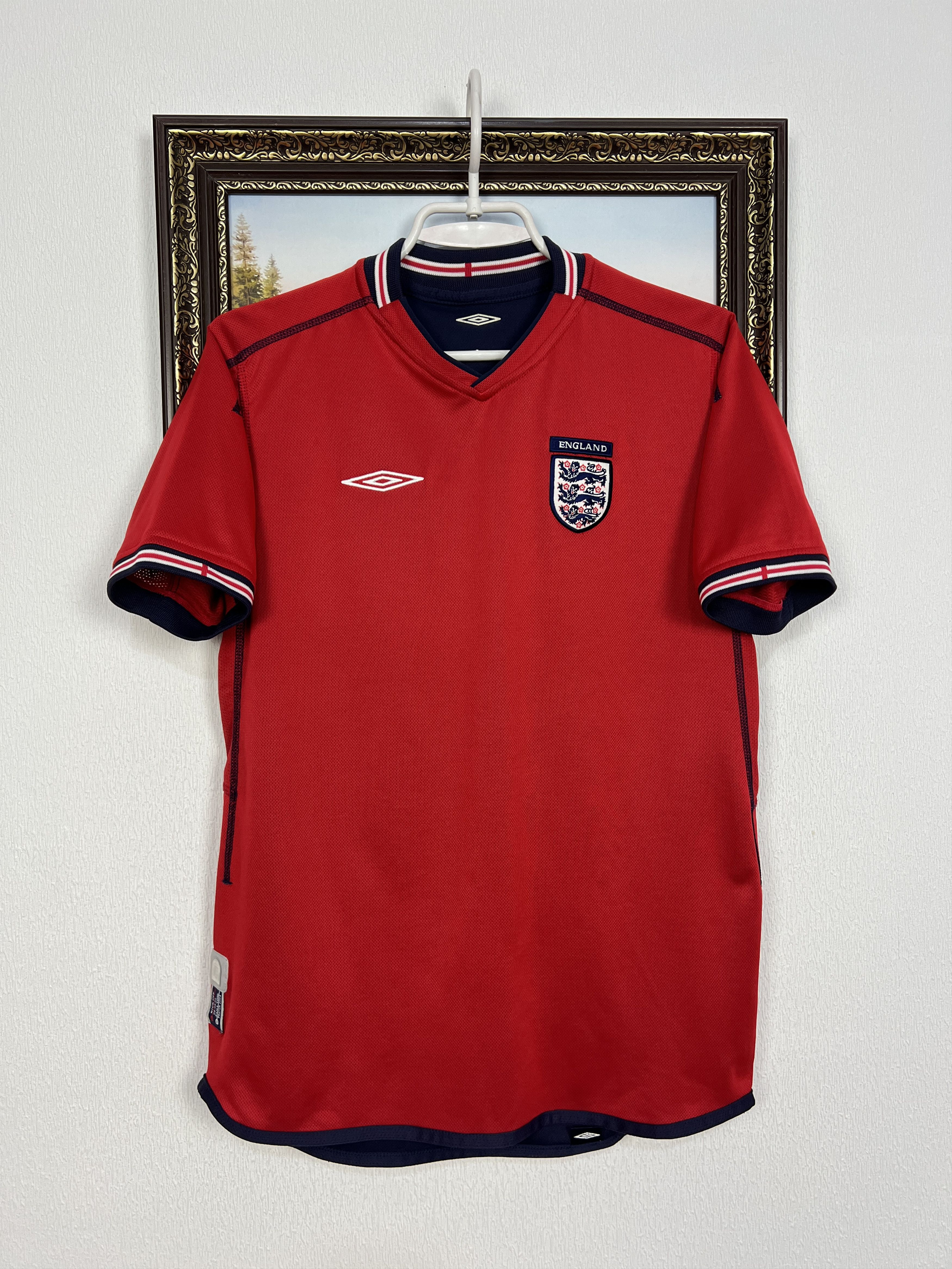 Umbro England Away football shirt Soccer Reversible Jersey Trikot Size US S / EU 44-46 / 1 - 1 Thumbnail