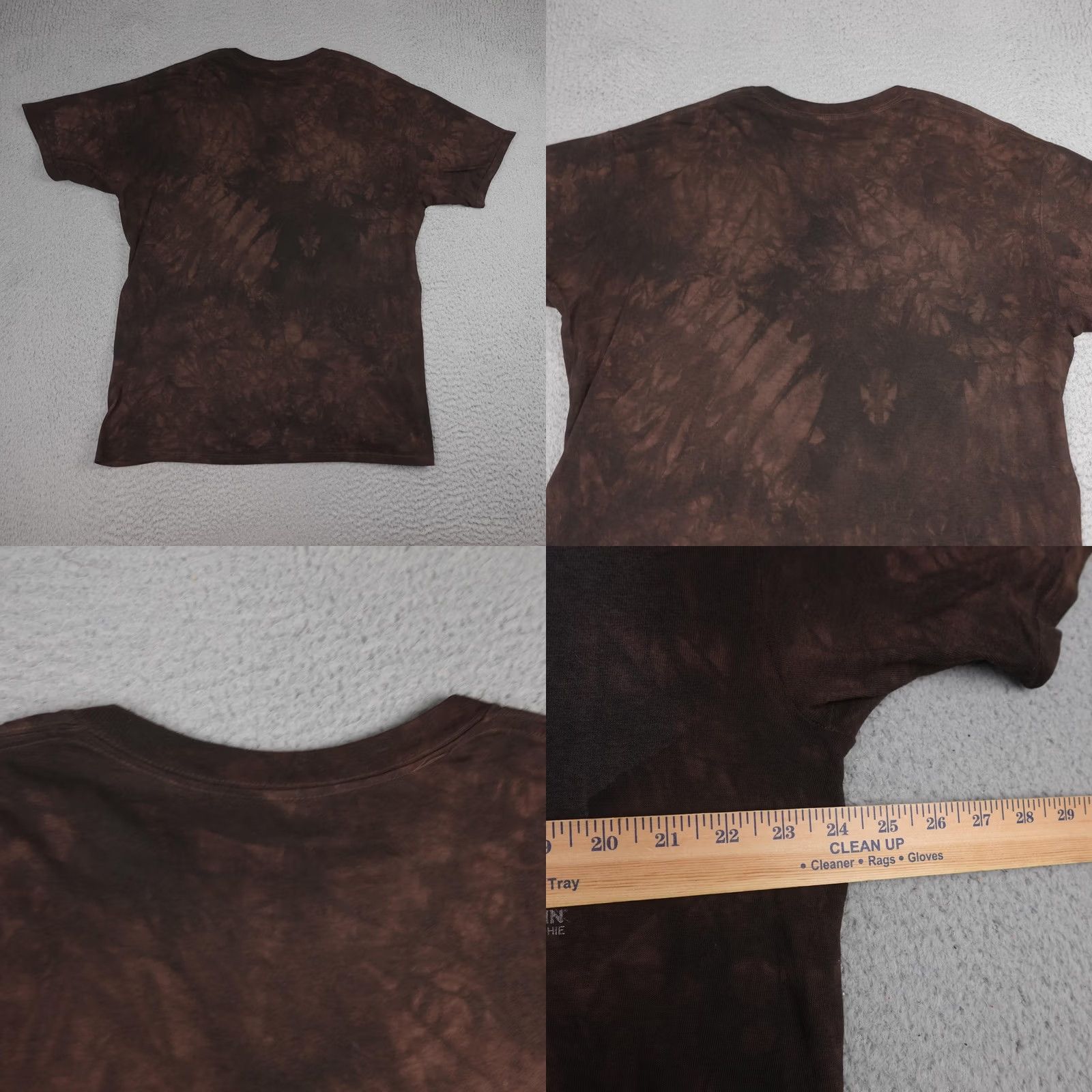 The Mountain The Mountain Mens XL Brown Big Face Elephant Graphic Tee Tie Dye Animal Shirt Size US XL / EU 56 / 4 - 8 Thumbnail