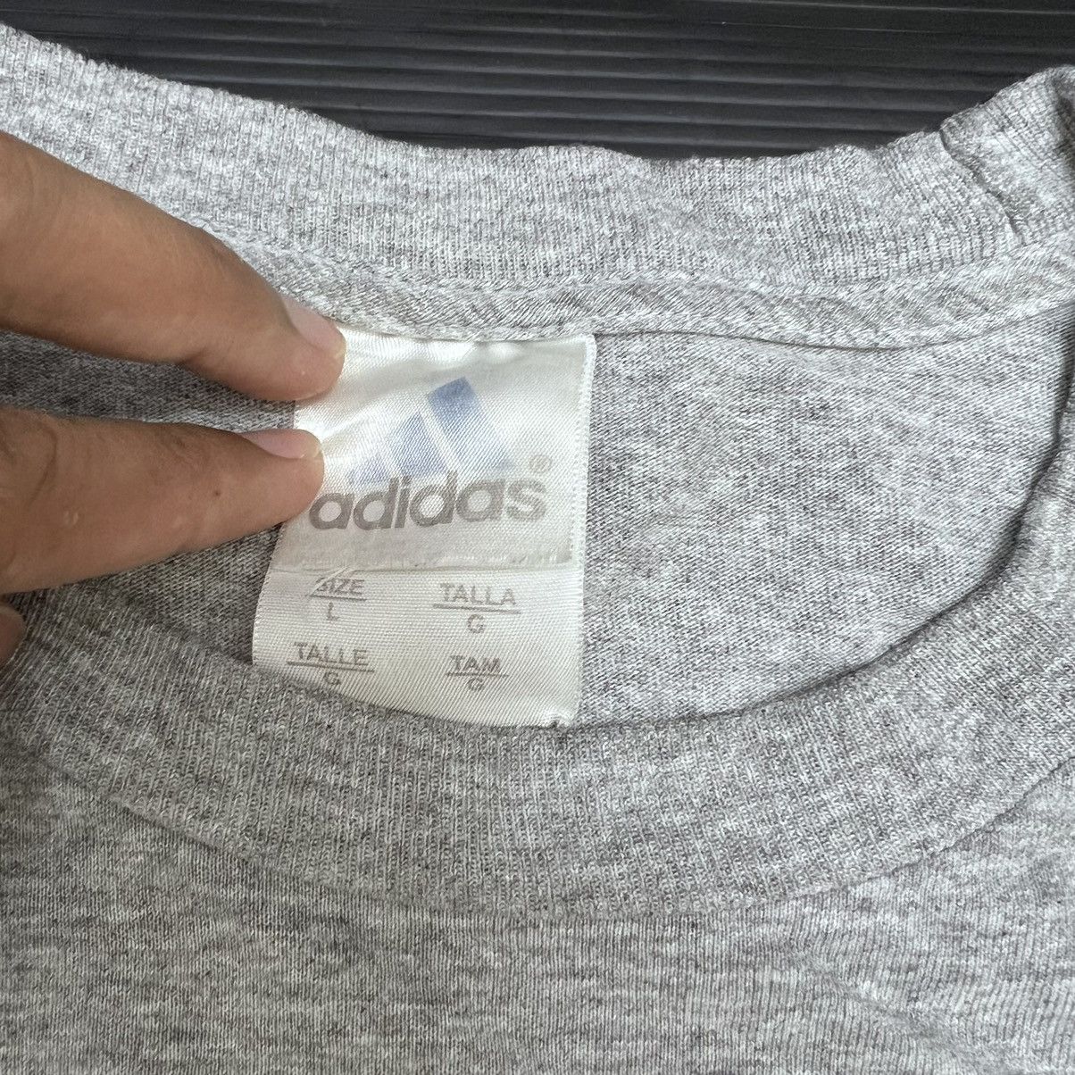 Vintage Vintage 90s Adidas Baggy Tshirt Big Logo Size US XL / EU 56 / 4 - 6 Thumbnail
