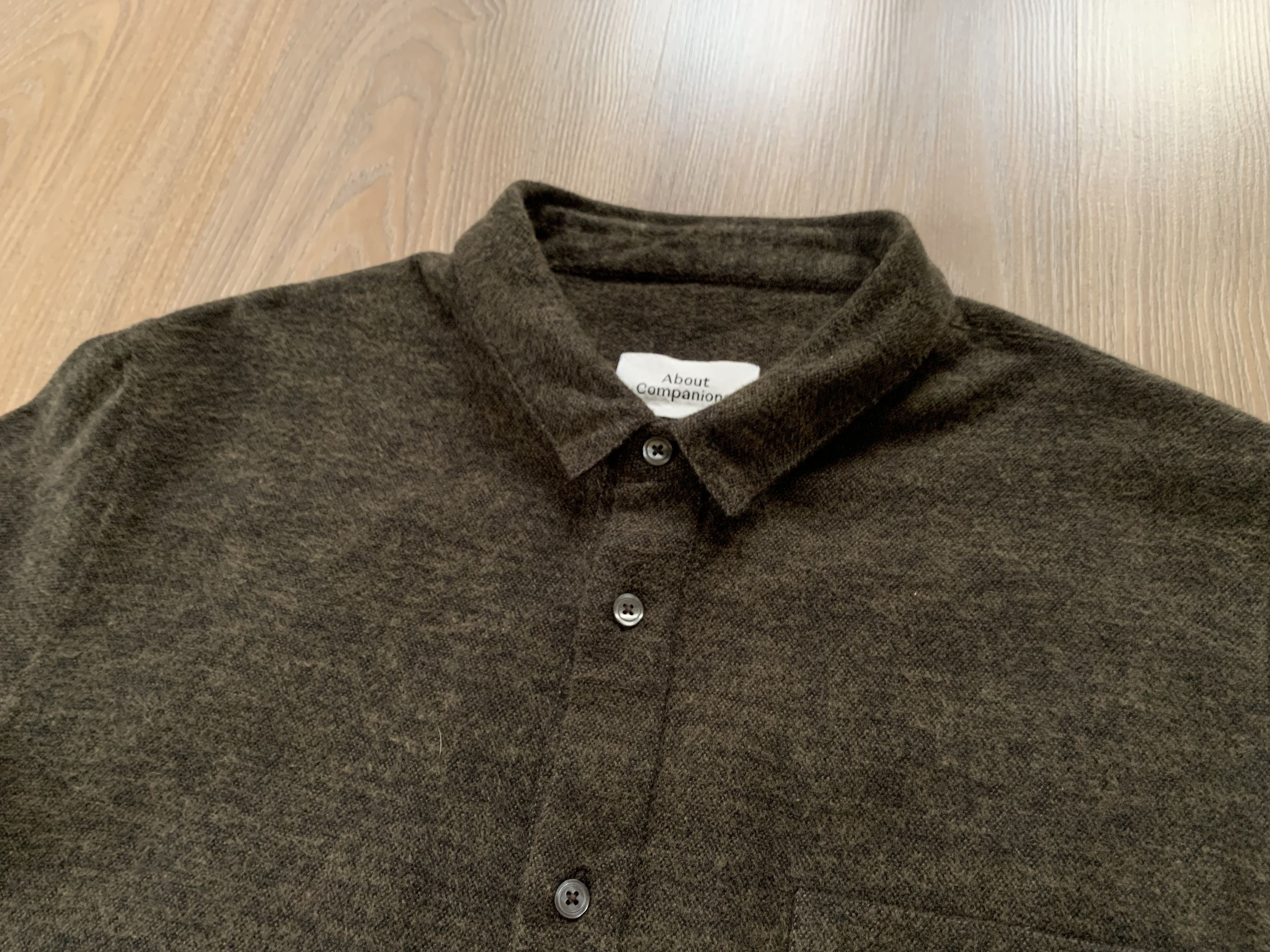 Other About Companions Flannel Khaki Long Sleeve Shirt Size US L / EU 52-54 / 3 - 4 Thumbnail