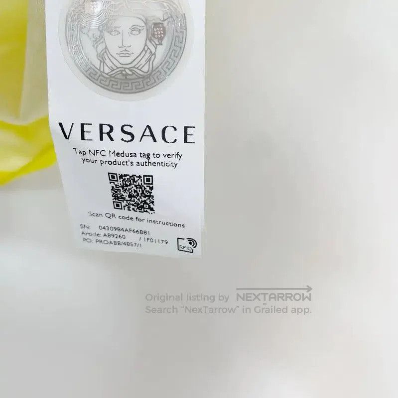Versace Versace Men's Summer Yellow Short Sleeve T-Shirt . Size US L / EU 52-54 / 3 - 5 Thumbnail
