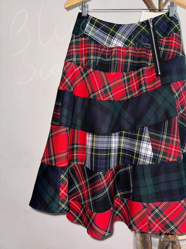 Comme des Garcons Comme des Garcons size M Multicolor plaid skirt Size 24" / US 00 / IT 34 - 3 Thumbnail