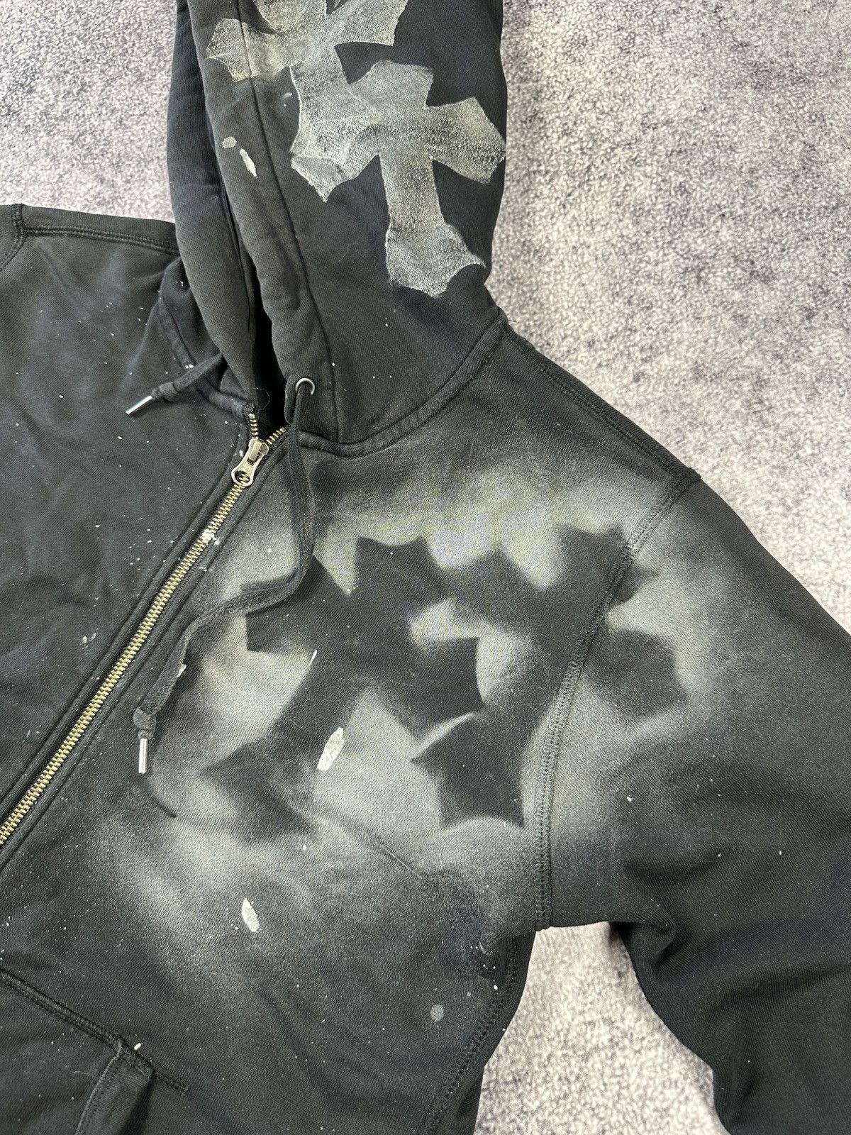 Designer Y2K Avant Garde Cross Zip Up Hoodie Streetwear Rare Custom Size US M / EU 48-50 / 2 - 3 Thumbnail