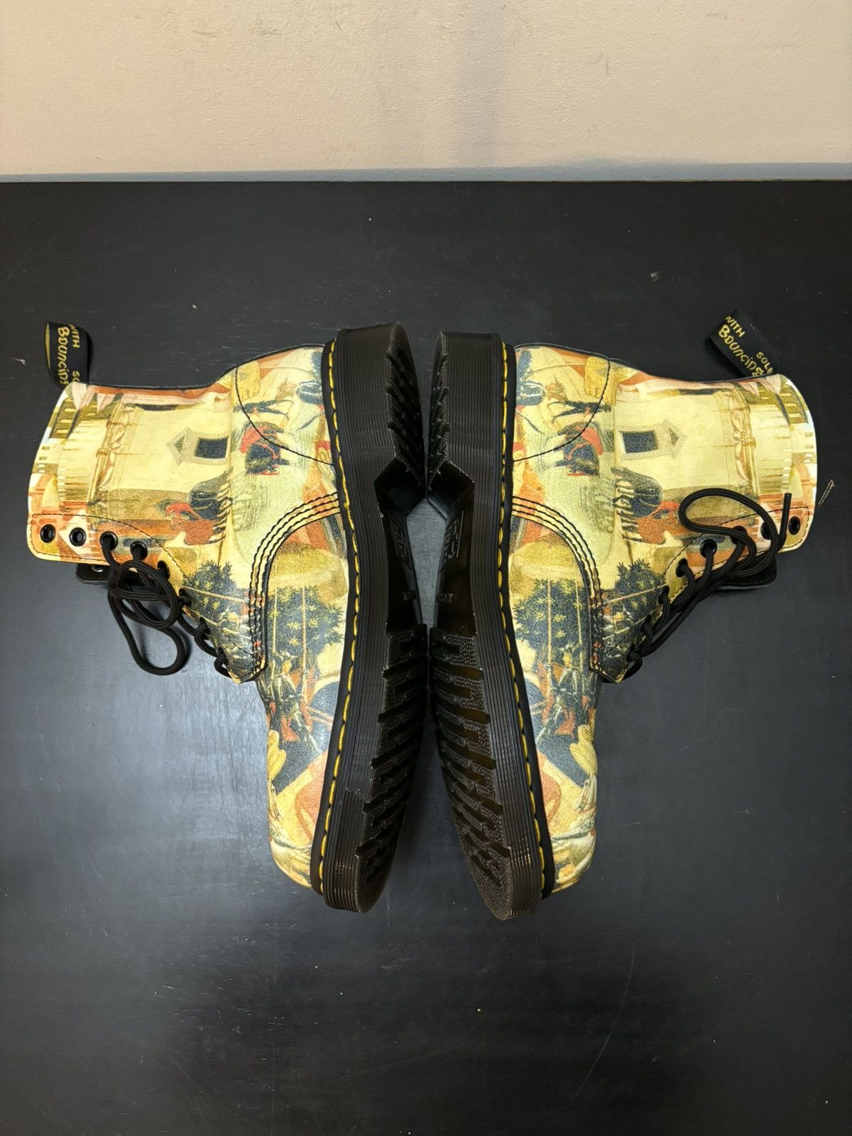 Dr. Martens Dr Marten Pascal D Antonio Renaissance Combat Boots Size US 9 / EU 42 - 3 Thumbnail