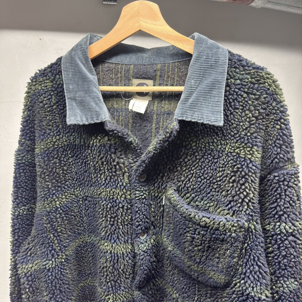 Levi's 90s Levi's Silvertab Plaid Baggy Deep Pile Fleece ERD Grunge Size US XL / EU 56 / 4 - 7 Thumbnail
