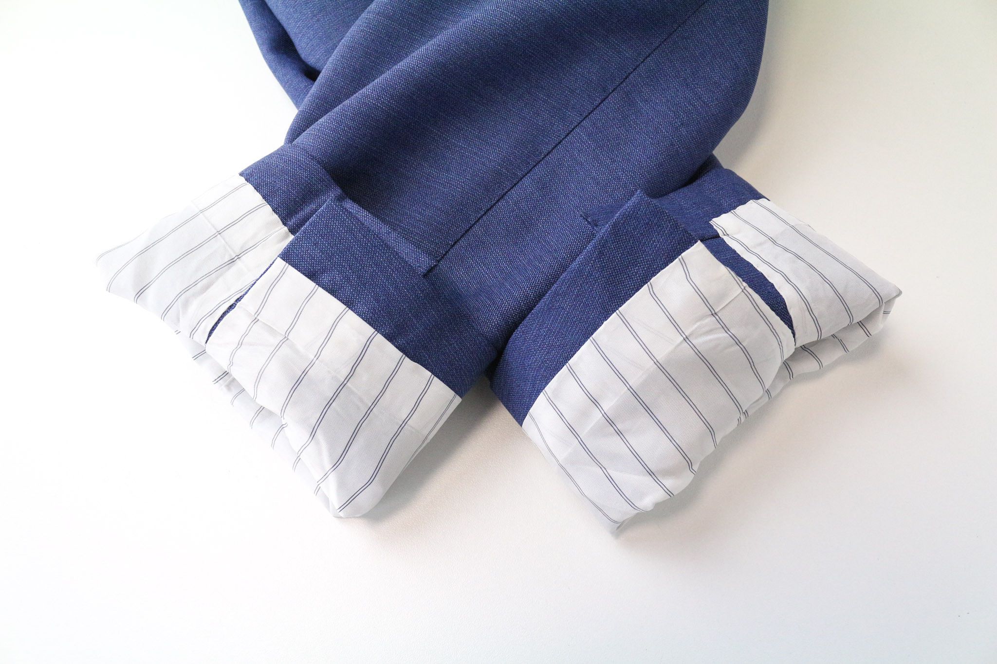 Suitsupply LAZIO UK38R Wool Super 110's Blue 2 Piece Suit 78991 Size 38R - 14 Thumbnail