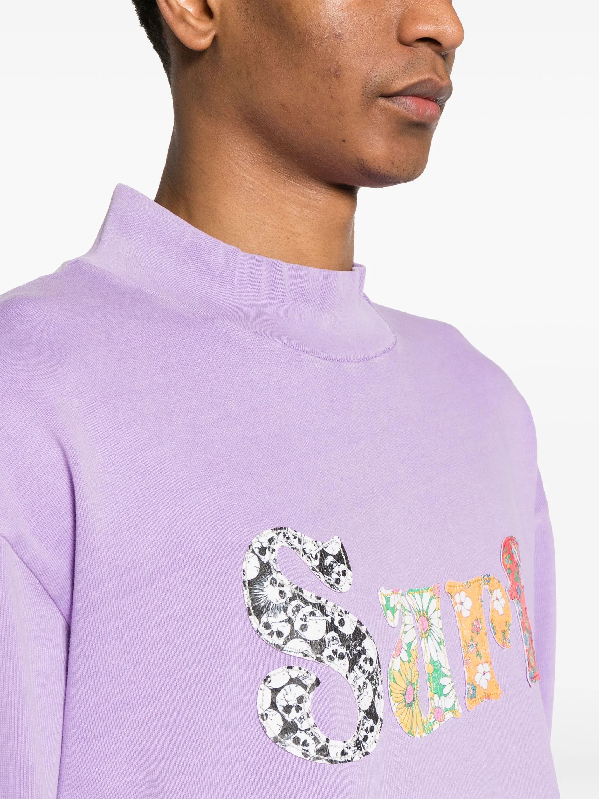ERL o1y0125 T-Shirt in Lilac Size US XL / EU 56 / 4 - 4 Thumbnail