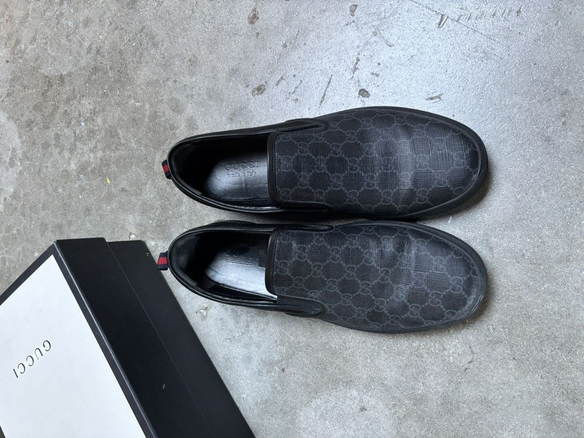 Gucci Gucci GG Supreme Slip-On Sneakers Size US 13 / EU 46 - 2 Thumbnail