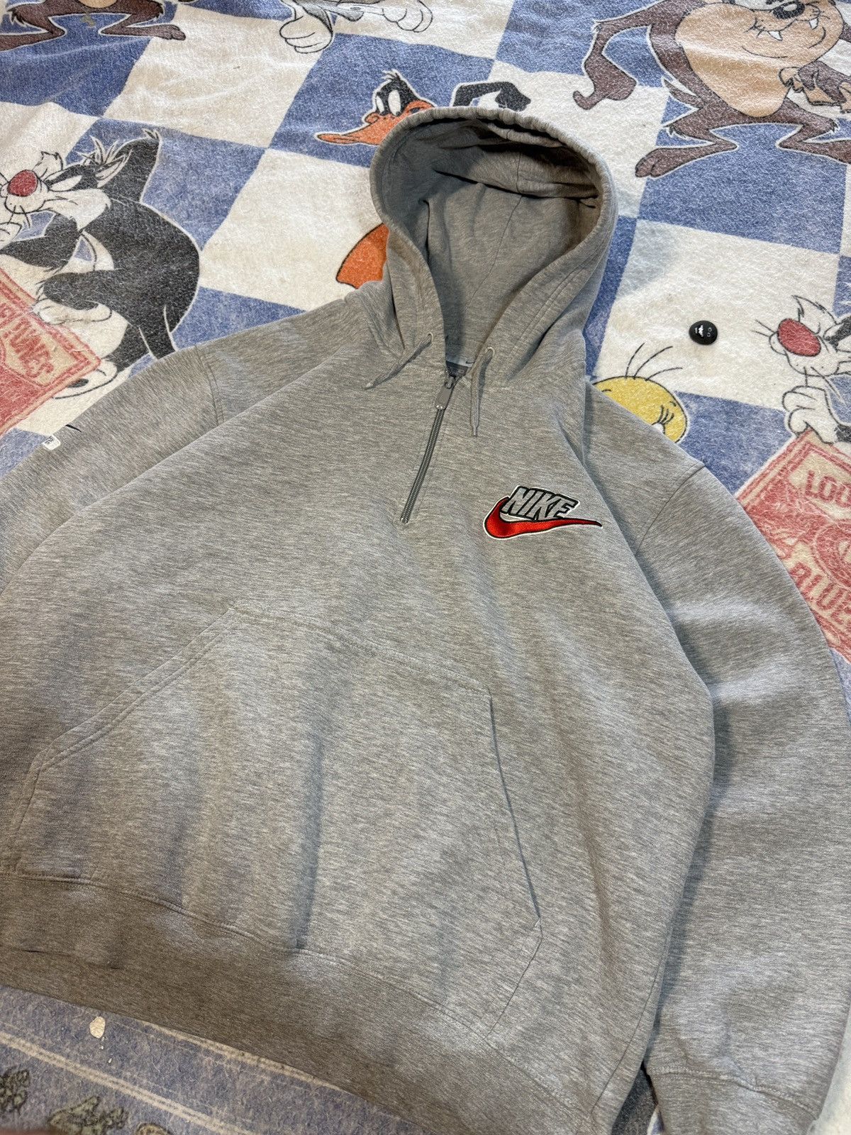 Nike Vintage Nike quarter zip hoodie Size US XL / EU 56 / 4 - 2 Thumbnail
