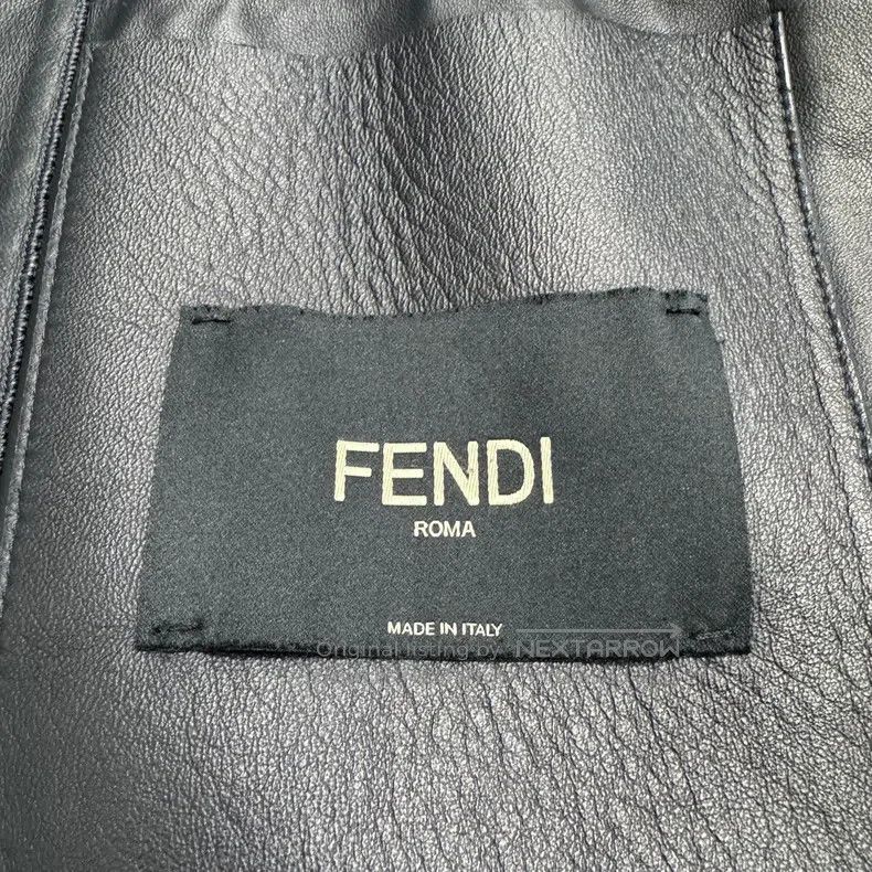 Fendi Fendi Leather and Fur Blend Jacket Size US M / EU 48-50 / 2 - 2 Thumbnail