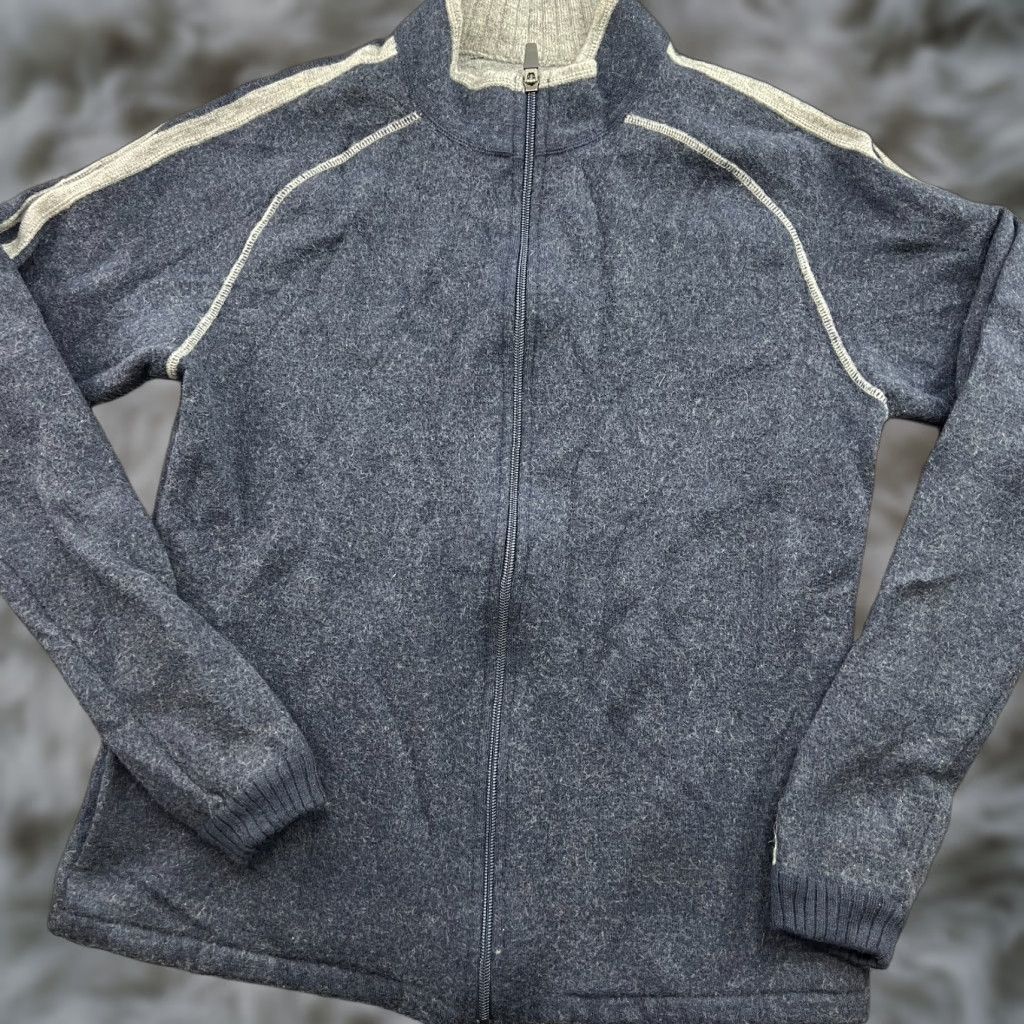 Vintage KUHL Merino Wool Mens Jacket Medium Blue Full Zip Fleece Jacket Windbreaker Regular Mens Size US M / EU 48-50 / 2 - 1 Thumbnail