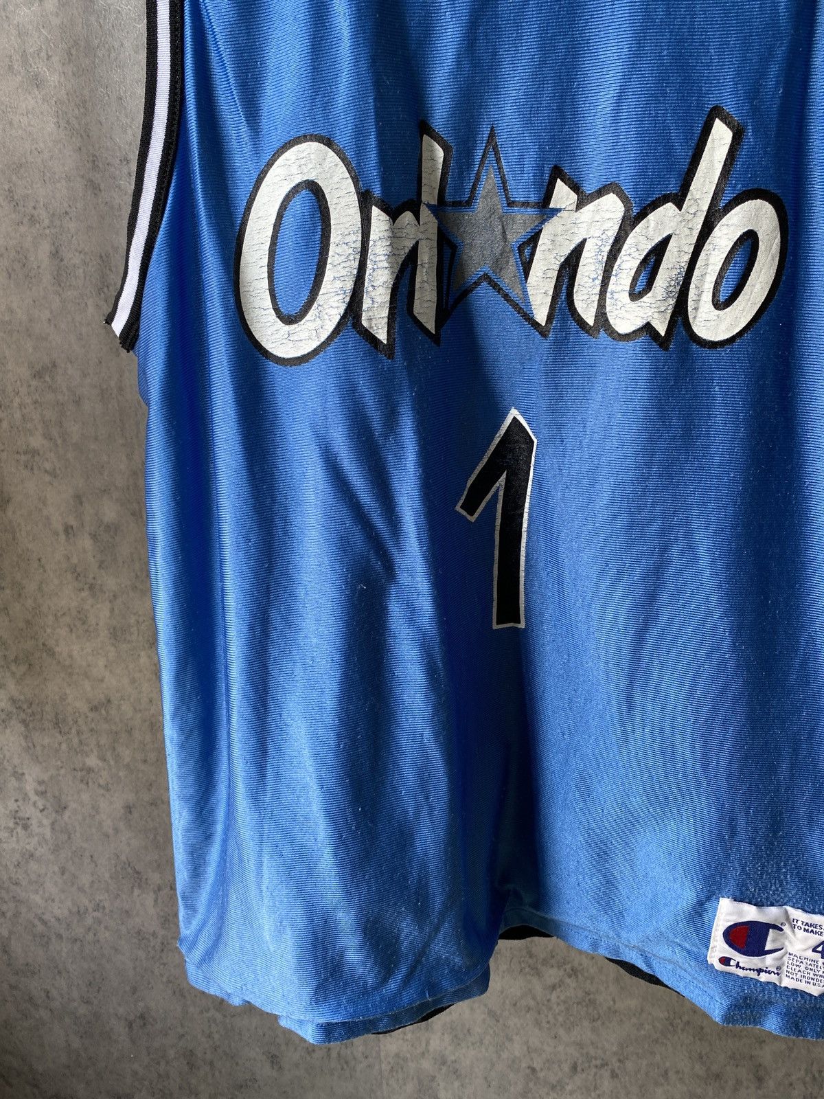 Champion × NBA × Vintage Rare!!! Vintage 90s Orlando Magic Penny Hardway Reversible Size US L / EU 52-54 / 3 - 8 Thumbnail