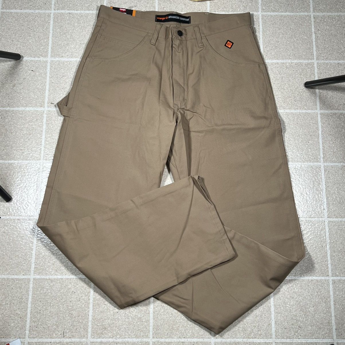 Wrangler Wrangler® FR Flame-Resistant Riggs Carpenter Pant, khaki Size US 34 / EU 50 - 8 Thumbnail