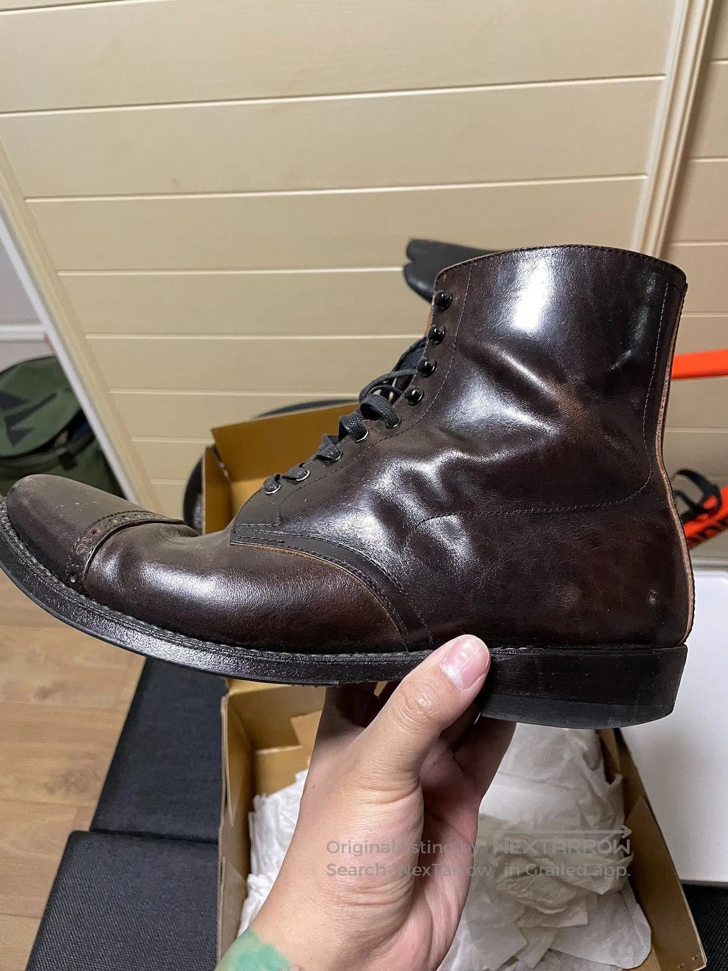 Old Joe Old Joe Work Boots. Size US 8.5 / EU 41-42 - 6 Thumbnail