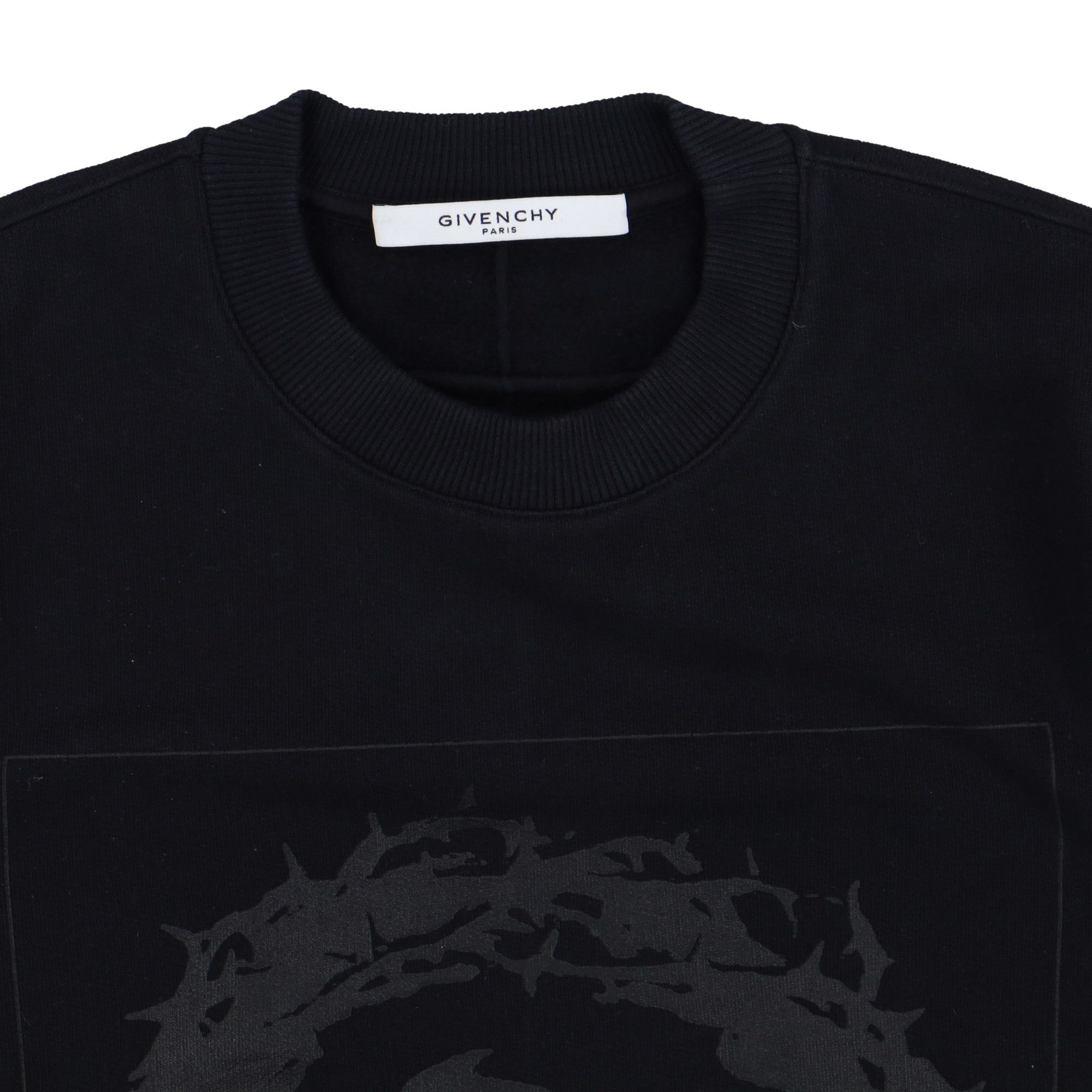 Givenchy Black Tonal Jesus Print Sweatshirt Size US XS / EU 42 / 0 - 4 Thumbnail