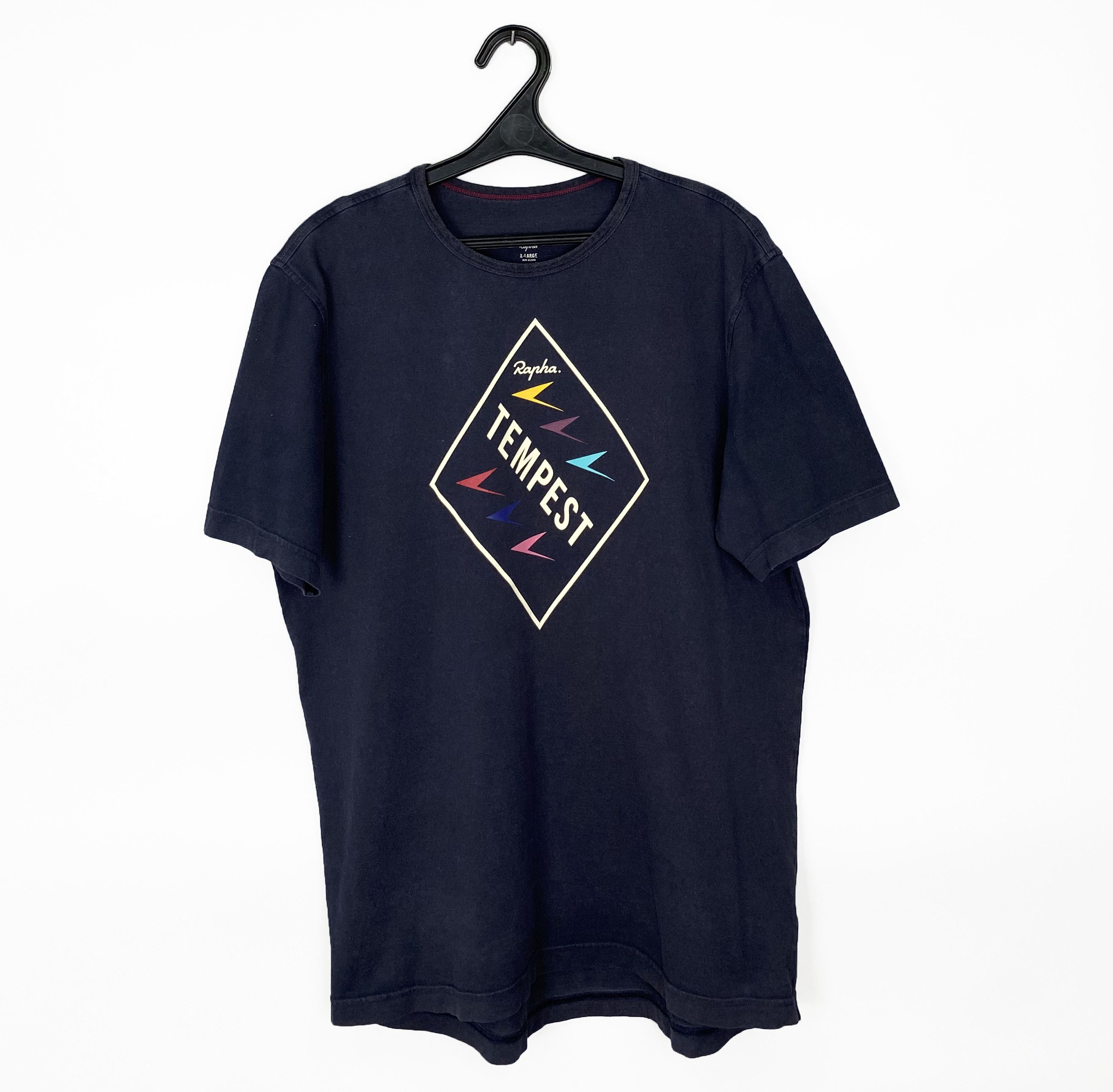 Rapha RAPHA Tempest Navy Blue T-Shirt ~ Embroidered Pocket Size US XL / EU 56 / 4 - 1 Thumbnail