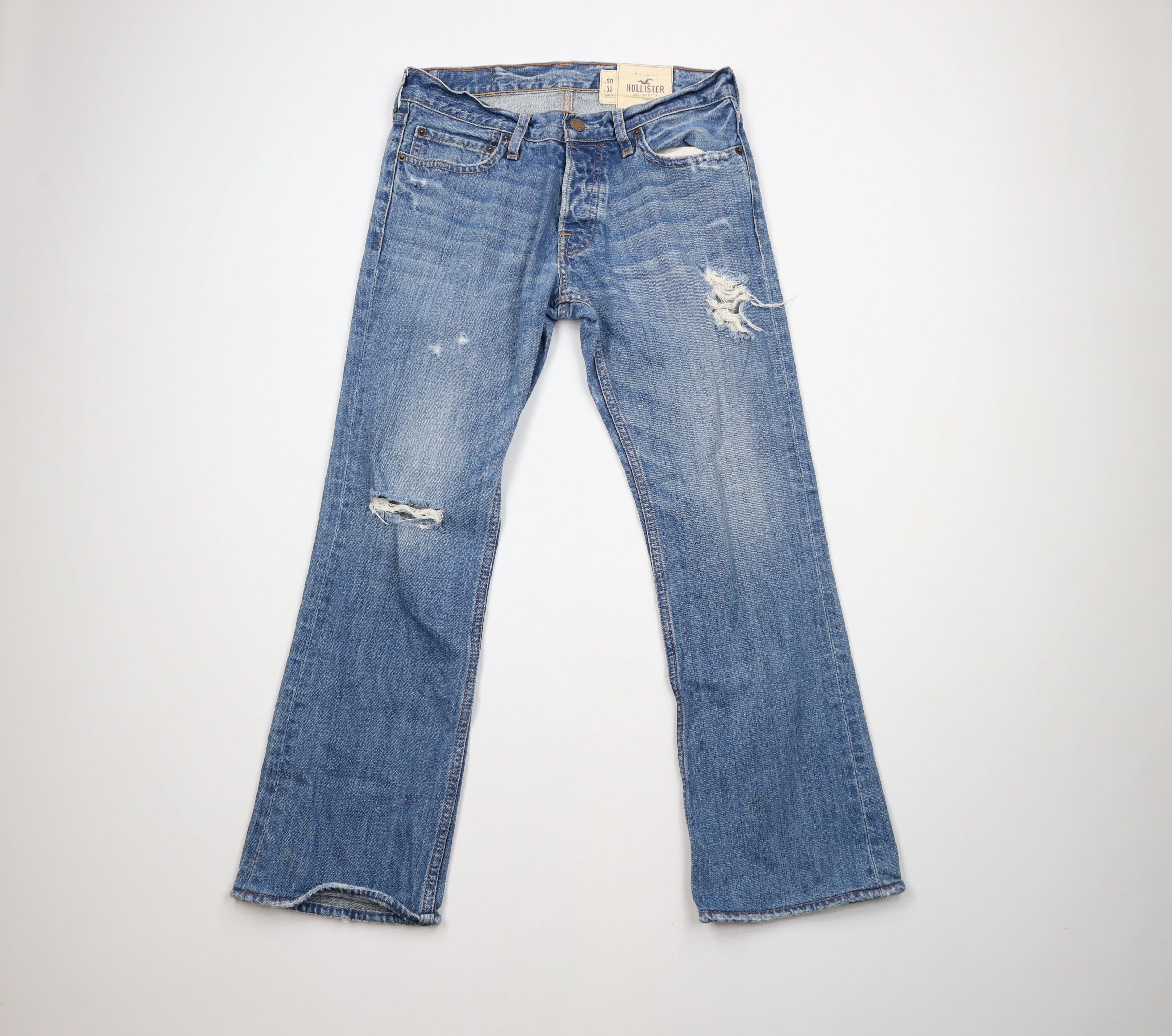 Hollister Vintage Vintage Hollister Button Fly Low Rise Slim Boot Cut Jeans Grailed