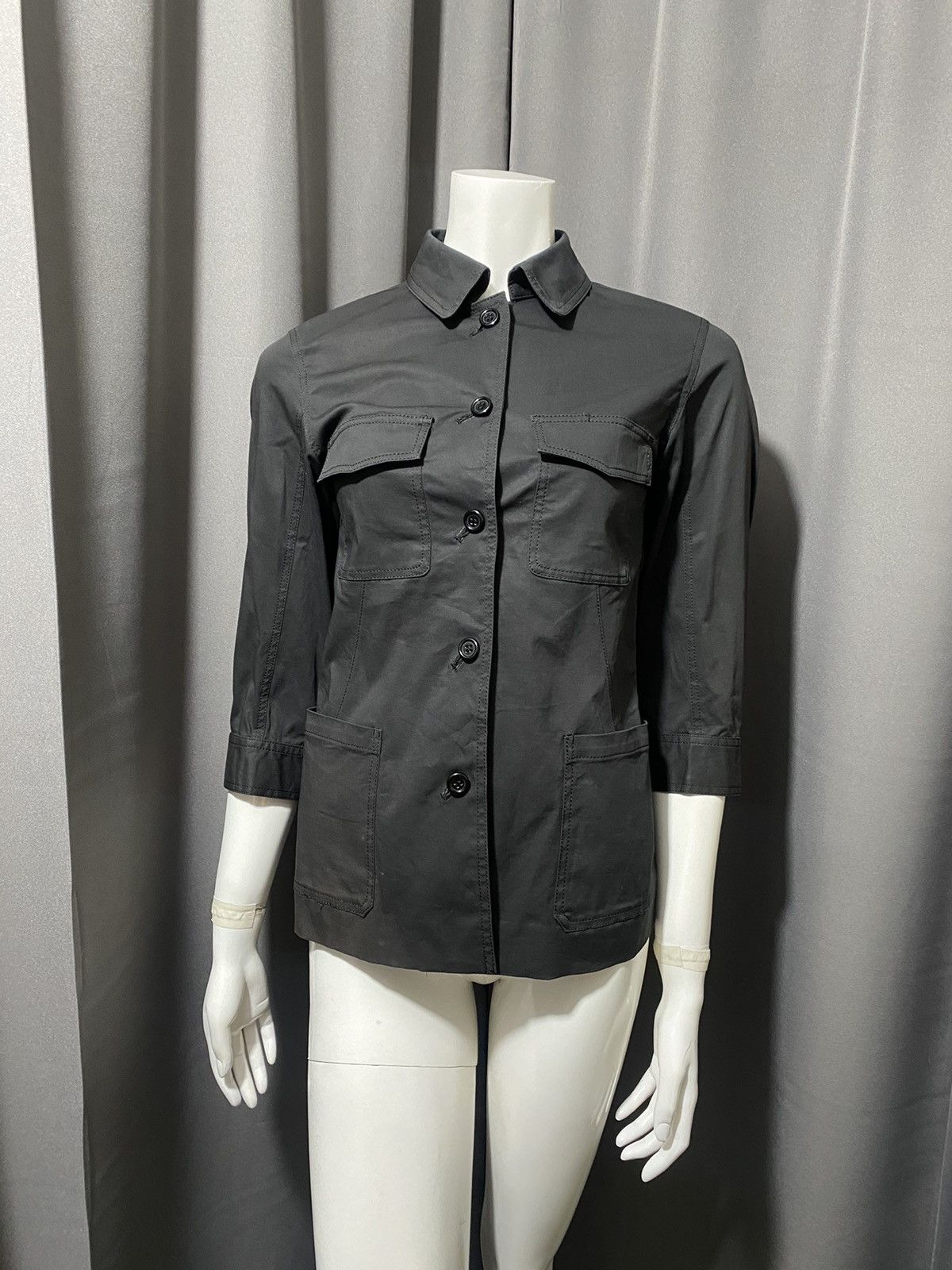 Japanese Brand × Yohji Yamamoto Ined Yohji Yamamoto- Button Down Utility Shirt Size S / US 4 / IT 40 - 14 Thumbnail
