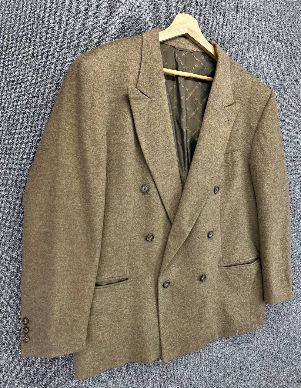 Vintage Vintage Franco Ferraro Luxury Wool Blazer Coat Jacket Size US L / EU 52-54 / 3 - 4 Thumbnail