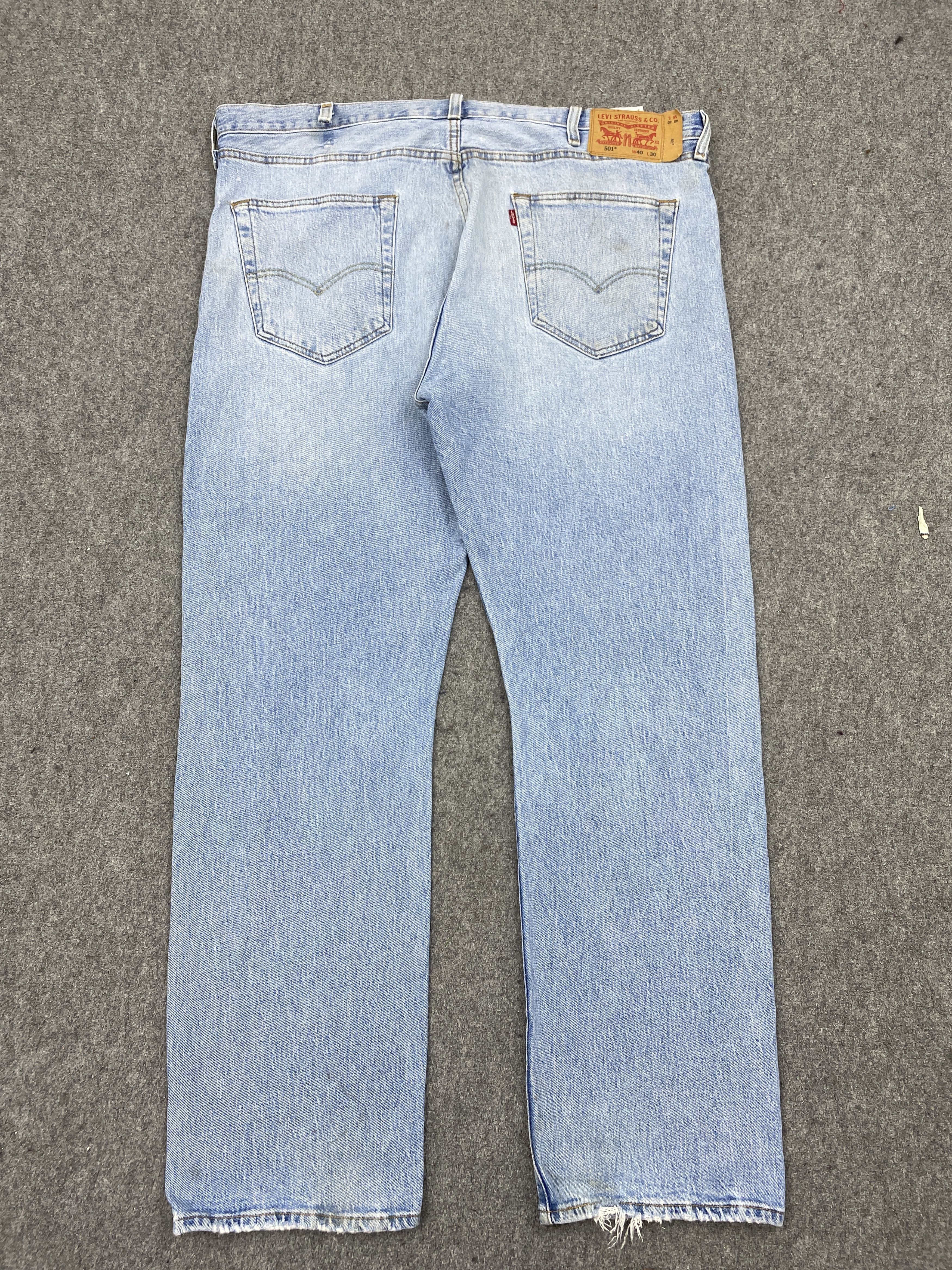 Levi's Vintage Levis 501 Light Wash Blue Jeans DP2760 Size US 42 / EU 58 - 3 Thumbnail