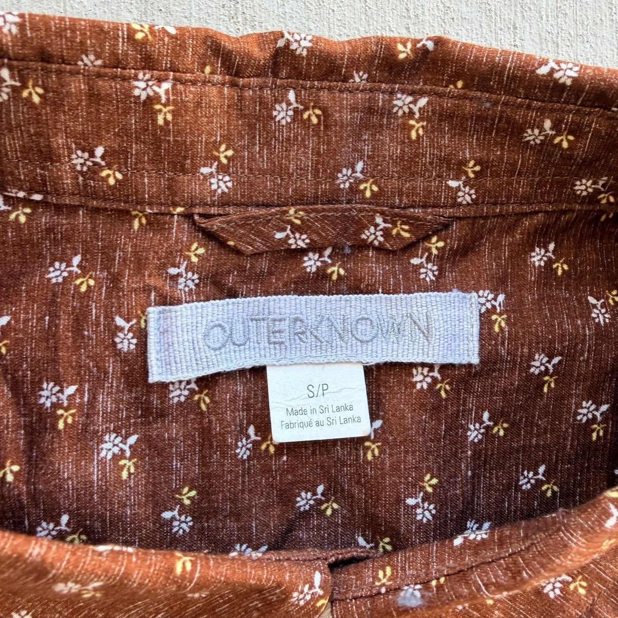 Outerknown Outerknown Floral All Over Print Shirt Reverse Hemp Cotton Size US M / EU 48-50 / 2 - 4 Thumbnail
