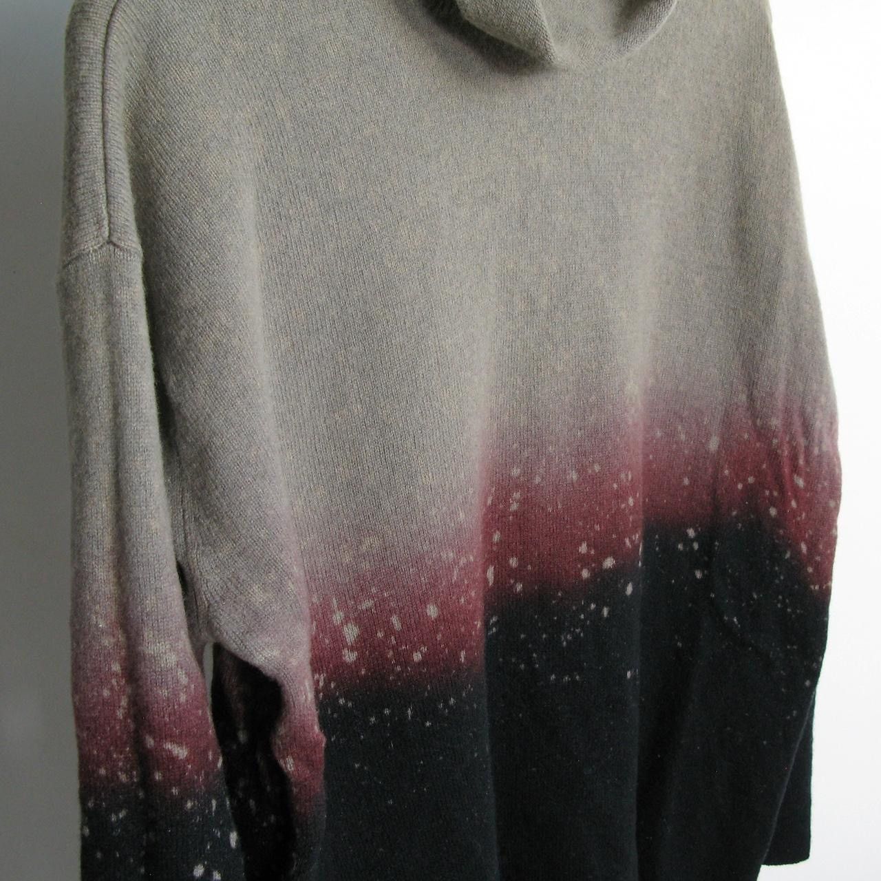 Issey Miyake × Vintage f/w1993 Issey Miyake ombre high neck sweater Size L / US 10 / IT 46 - 4 Thumbnail
