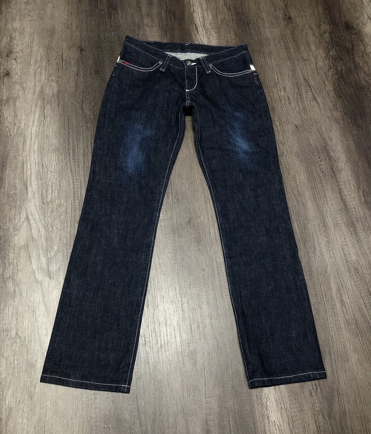 Designer × Japanese Brand × Vintage Vintage Chopper Tooth Denim Jeans Rare Design Unisex Size US 30 / EU 46 - 4 Thumbnail