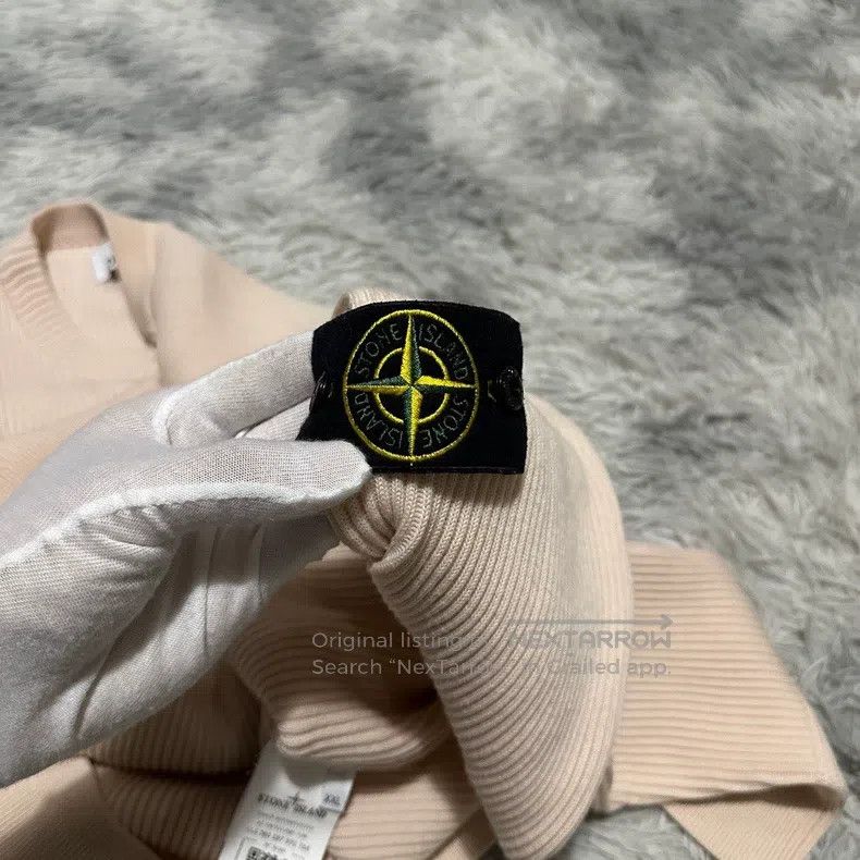 Stone Island Stone Island Wool Knit Sweater Cardigan Dust Pink Color Si Size US XXL / EU 58 / 5 - 3 Thumbnail