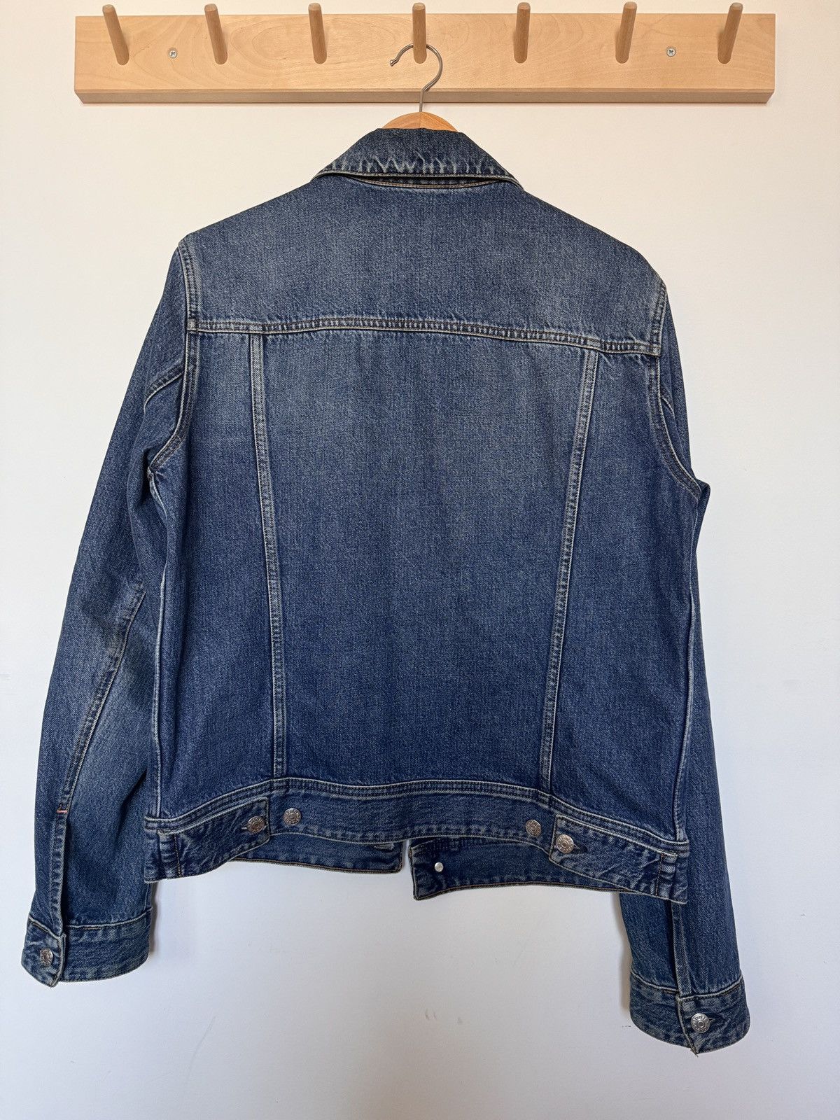 Acne Studios Acne Studios Mid Blue Wash Denim Jacket Medium Size US M / EU 48-50 / 2 - 2 Thumbnail
