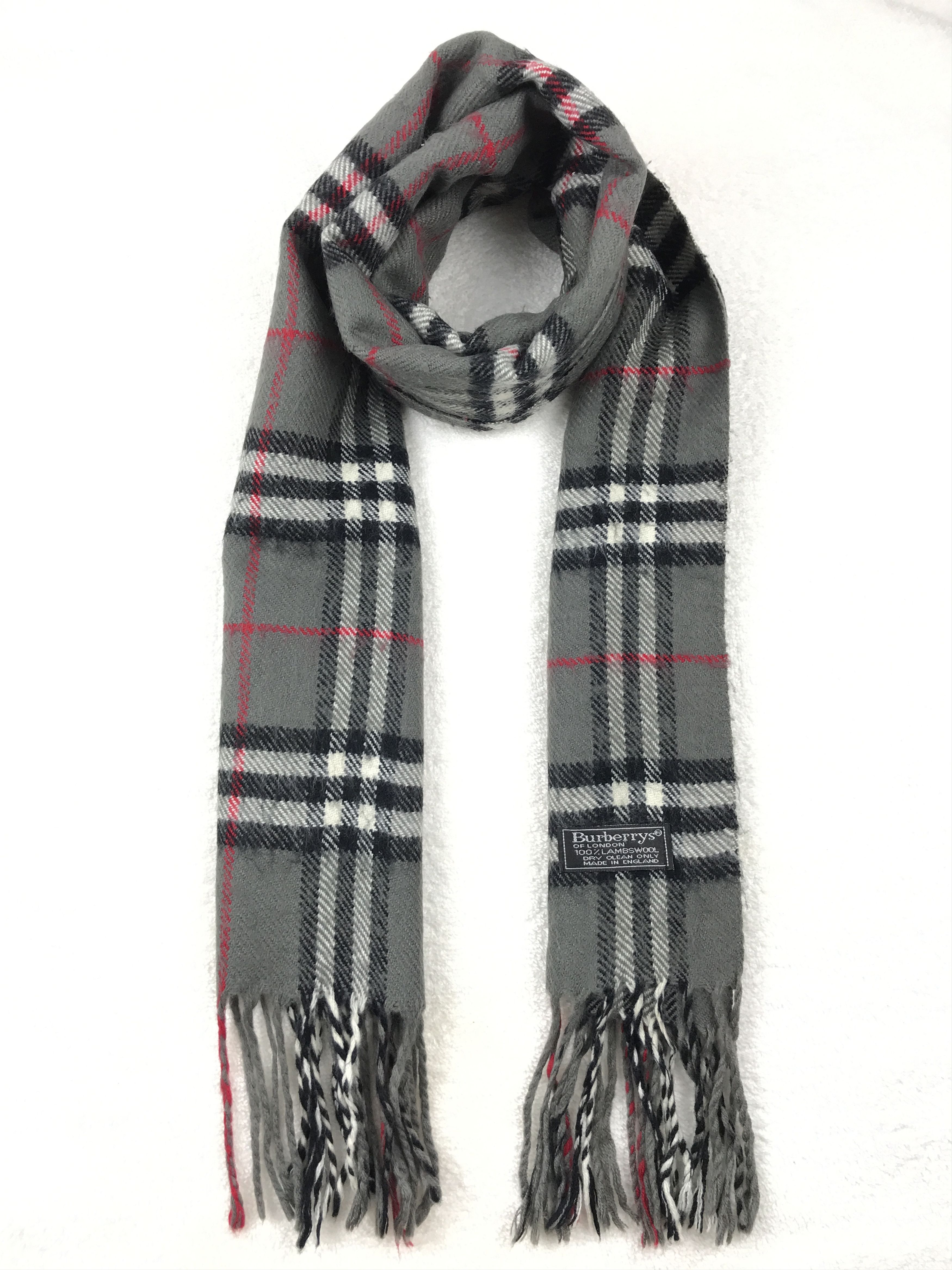 Burberry Vintage Burberry Scarf Muffler Wool Cashmere Novacheck Size ONE SIZE - 1 Thumbnail