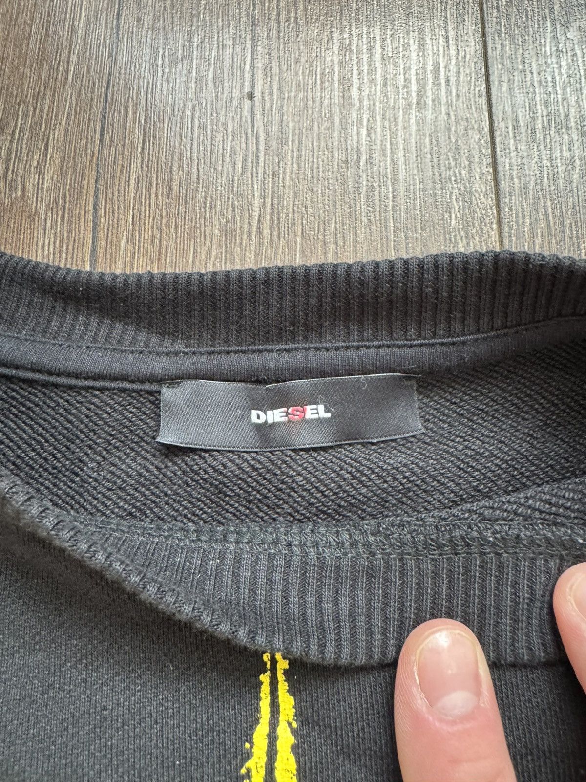Diesel Diesel women’s XS black big logo regular fit sweatshirt Size XS / US 0-2 / IT 36-38 - 5 Thumbnail