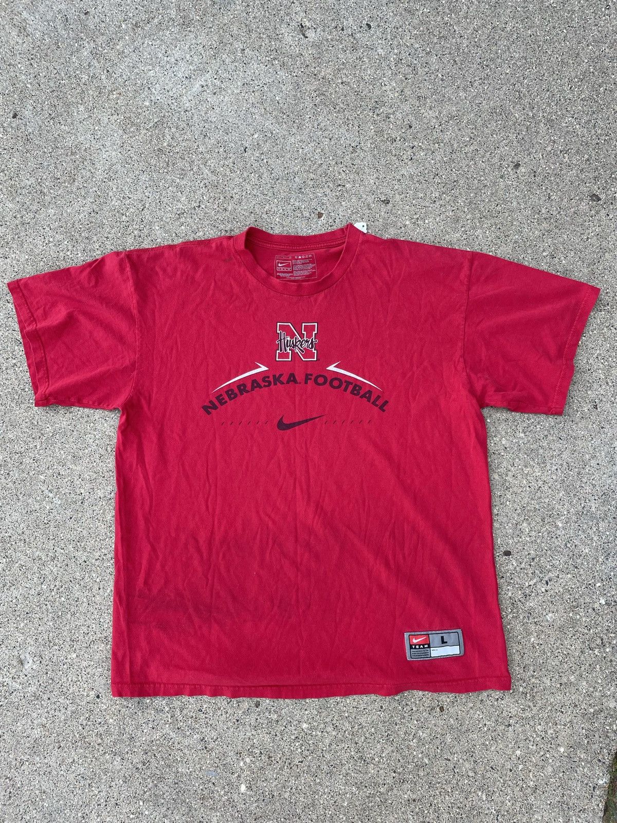 Nike Y2K Nebraska Football Tee | Grailed