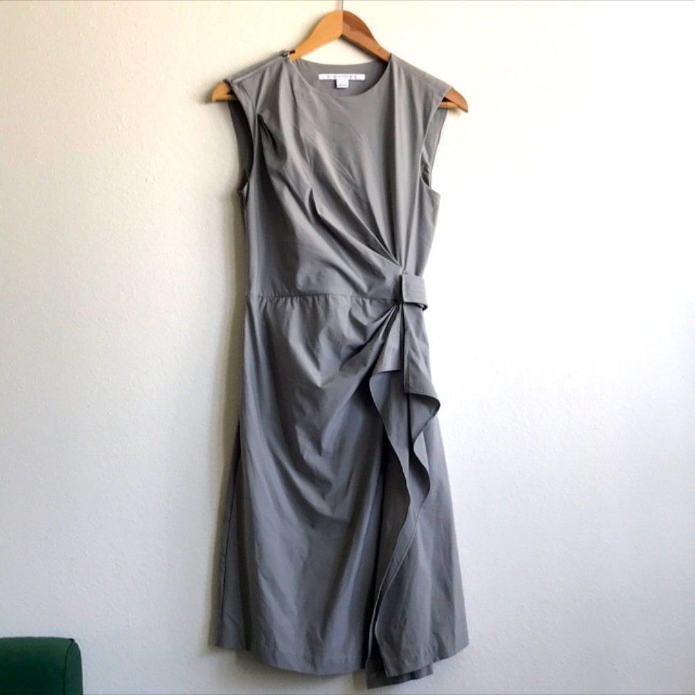 Diane von Furstenberg Diane Von Furstenberg Grey Dress Knee Length Size 4 Size S / US 4 / IT 40 - 2 Thumbnail