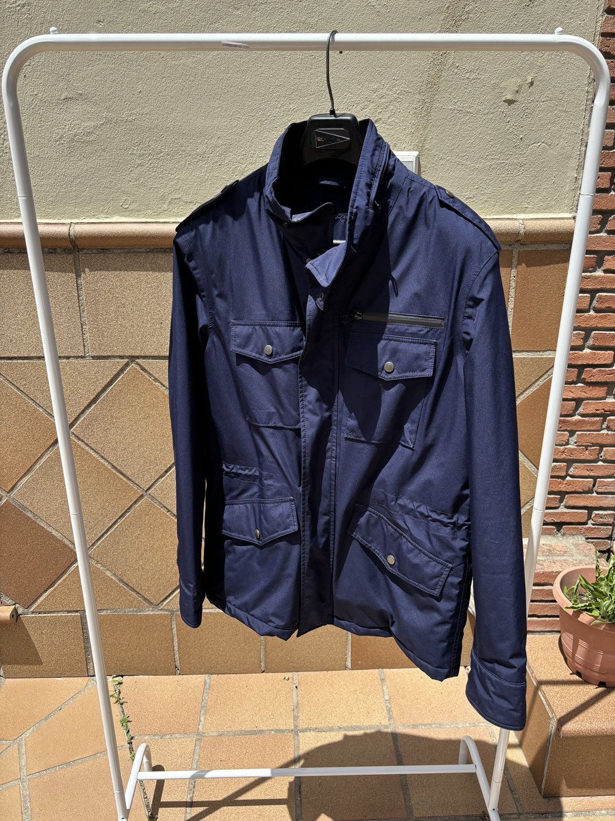 Other Emidio Tucci Goretex Navy Blue Light Jacket Size US L / EU 52-54 / 3 - 1 Thumbnail