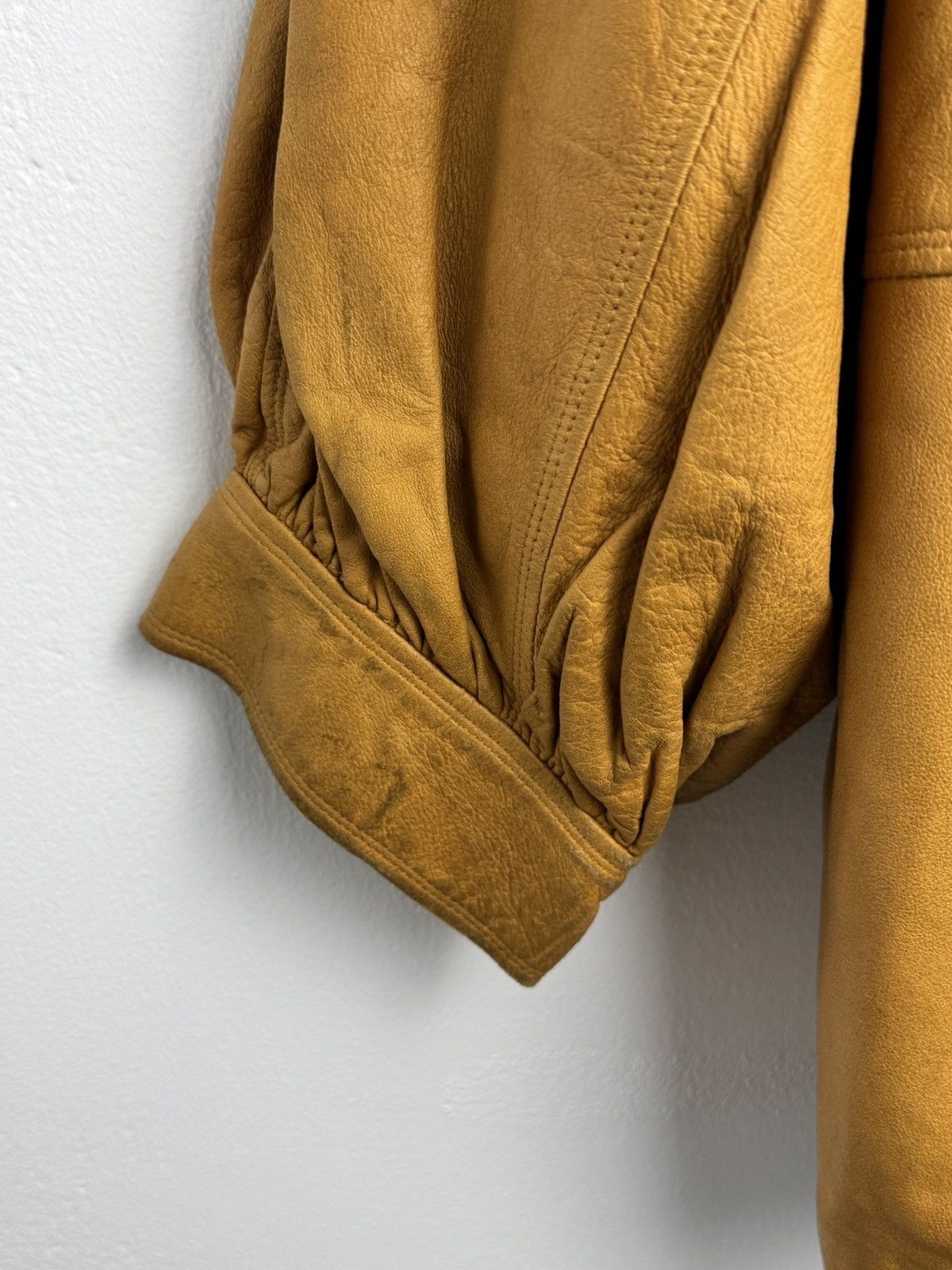 Jil Sander × Vintage Jil Sander Vintage 90’s Leather Jacket Brown Luxury Y2K Size S / US 4 / IT 40 - 8 Thumbnail