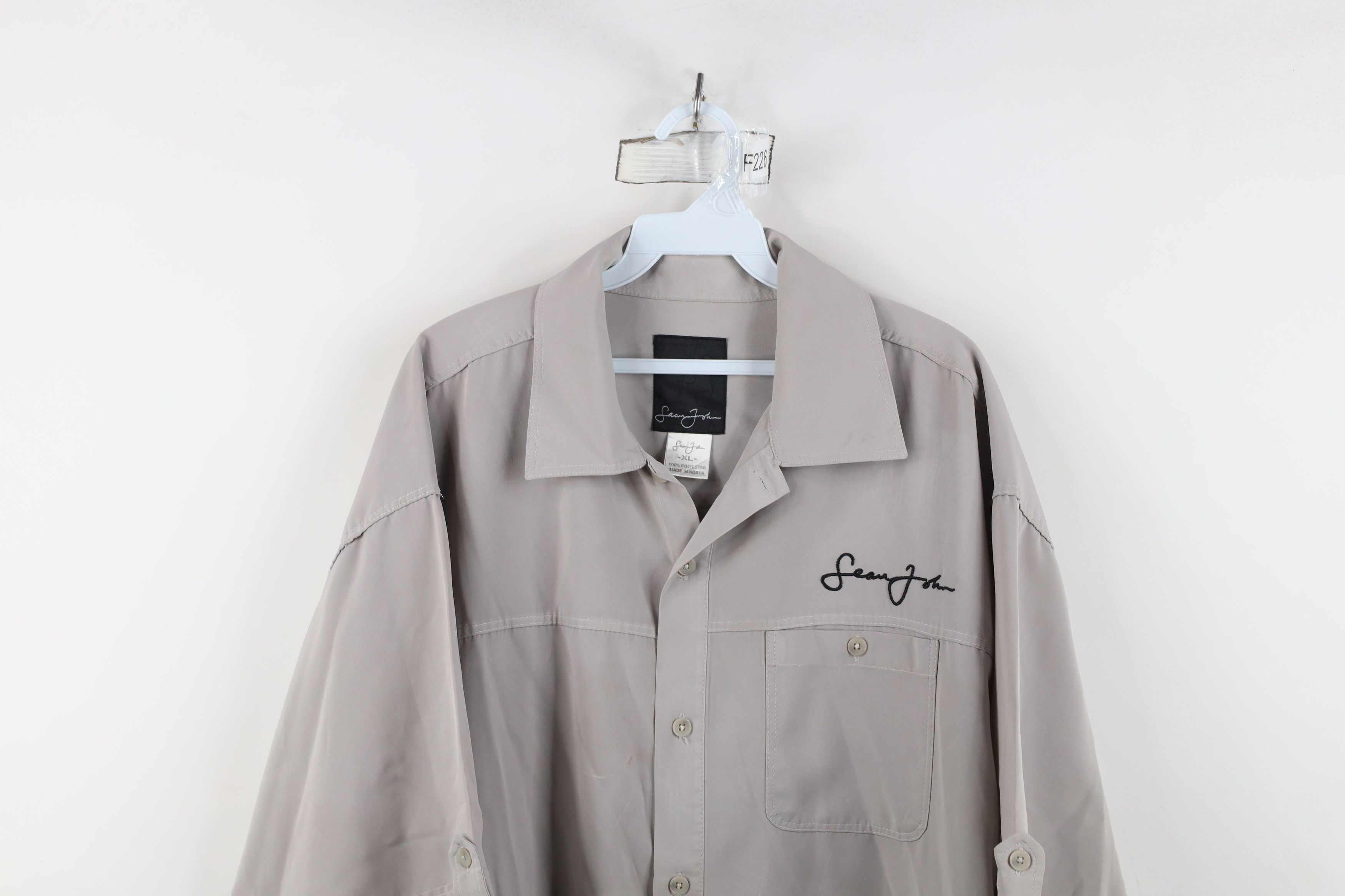 Sean John Vintage 90s Y2K Sean John Baggy Short Sleeve Button Shirt Size US XL / EU 56 / 4 - 2 Thumbnail