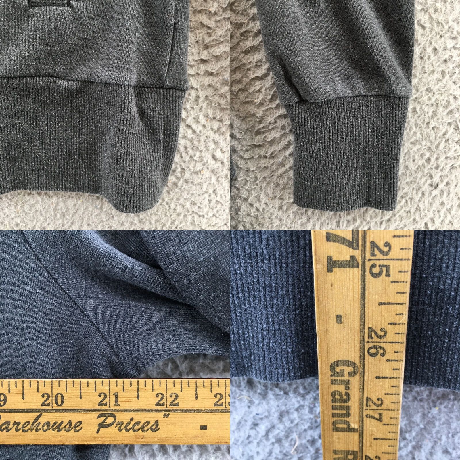 Banana Republic Banana Republic Henley Sweater Womens L Gray Cotton Blend Collared Long Sleeve Size L / US 10 / IT 46 - 8 Thumbnail