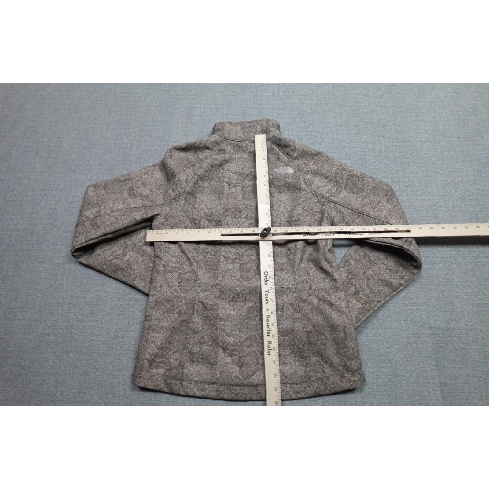 The North Face The North Face Women's Soft Shell Jacket Adult Small Gray Snakeskin Fleece Lined Zip Size S / US 4 / IT 40 - 6 Thumbnail