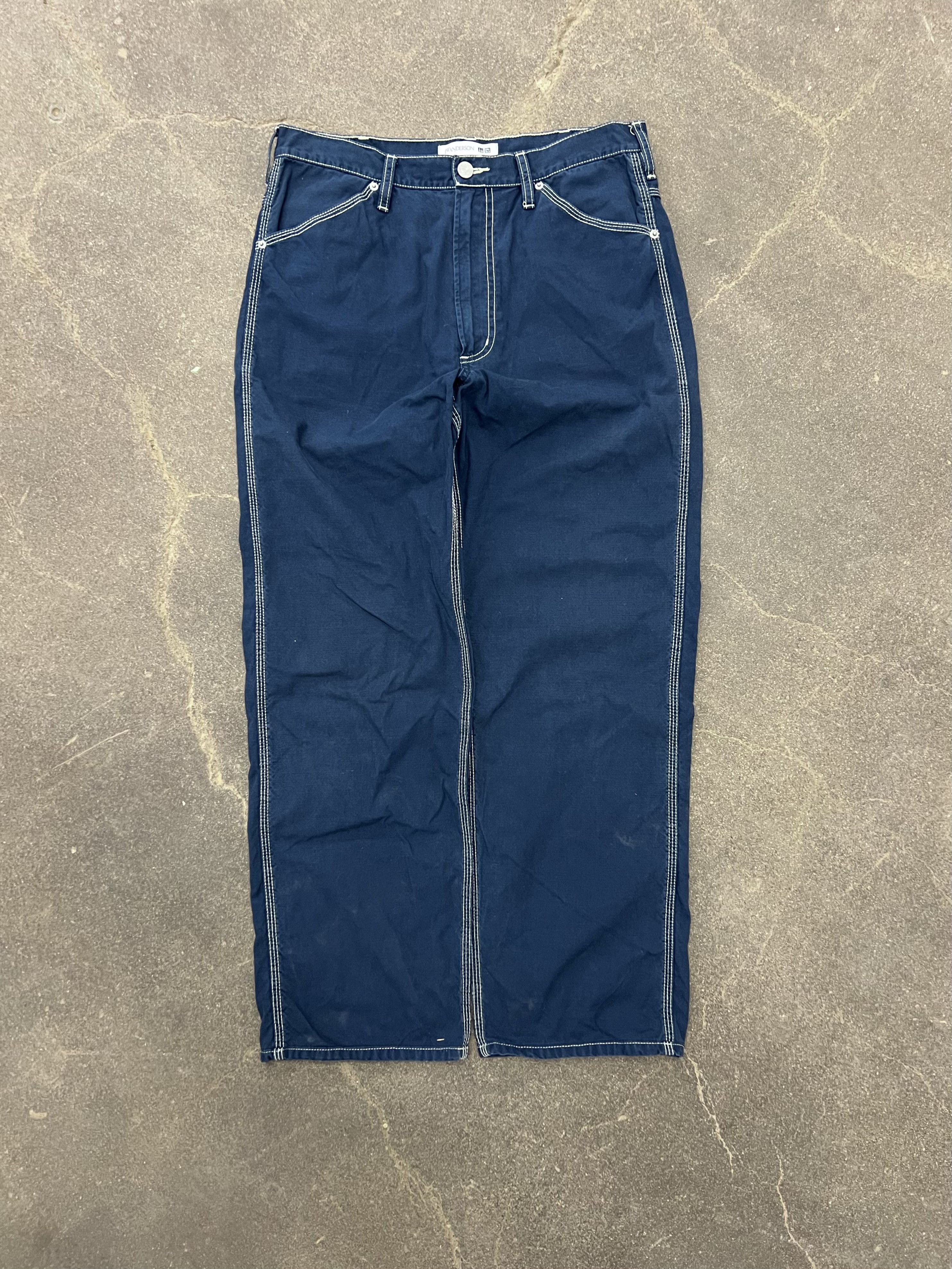 JW Anderson × Uniqlo JW Anderson X Uniqlo Straight Leg Patch Back Pocket Pants Size US 30 / EU 46 - 1 Thumbnail