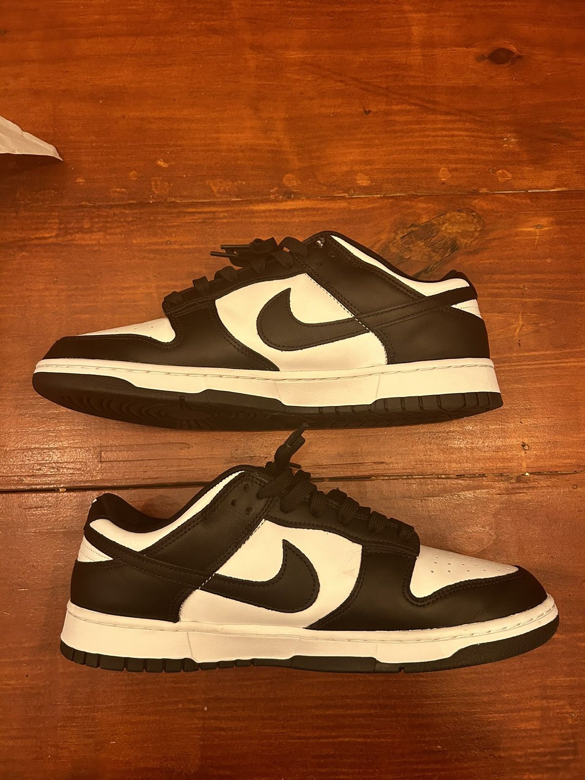 Nike Nike Dunk Low Retro White Black Panda Size US 12 / EU 45 - 2 Thumbnail