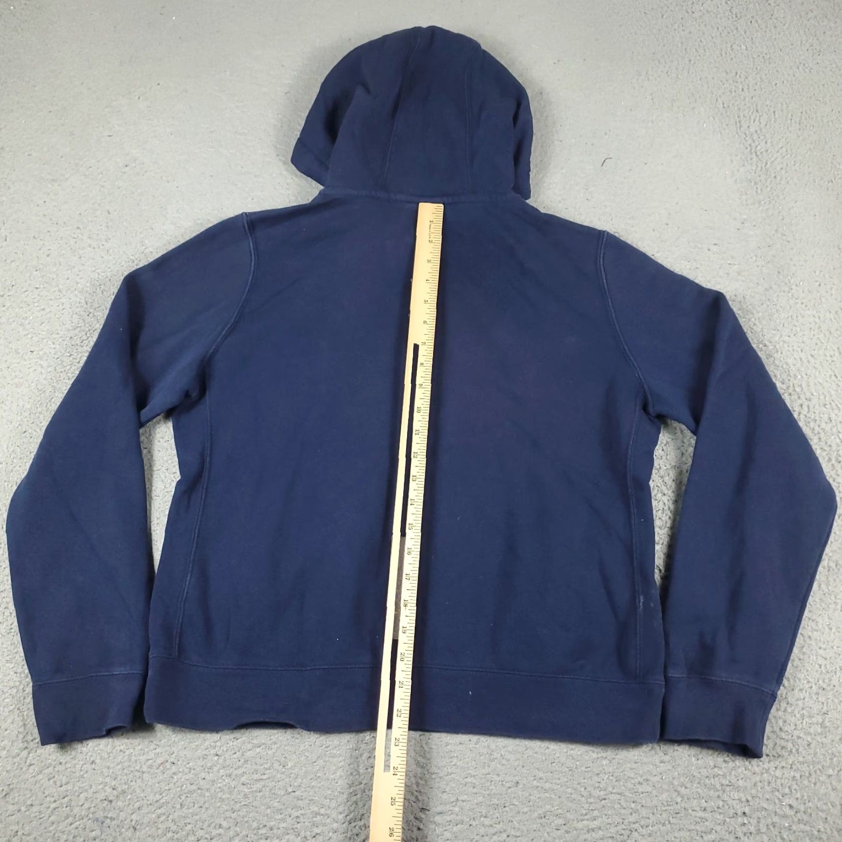 Nike Nike Hoodie Womens M Blue Swoosh Pullover Logo Mock Neck Drawstring Regular Sweatshirt Crew Neck Knitted Sweatshirt All Seasons Size M / US 6-8 / IT 42-44 - 6 Thumbnail