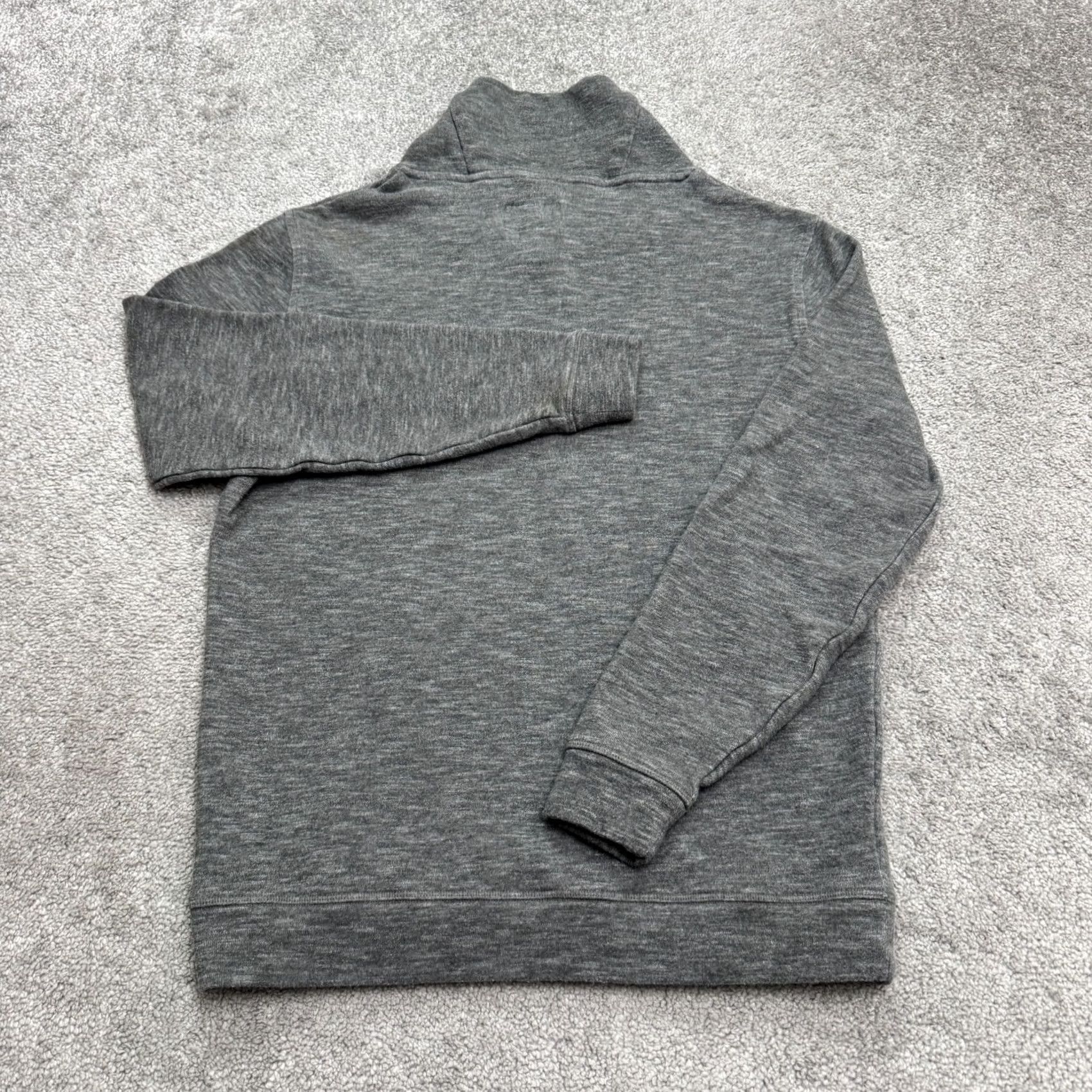 Vintage Linksoul Tempus Fugit Pullover Sweatshirt Mens M Gray Heathered Casual Knit, Regular Fit, All Seasons, Cotton Blend, Logo, Vintage: No Size M / US 6-8 / IT 42-44 - 2 Thumbnail