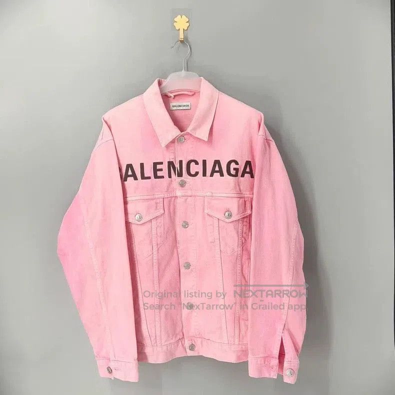 Balenciaga Balenciaga Chest Logo Denim Jacket. Size US S / EU 44-46 / 1 - 1 Thumbnail