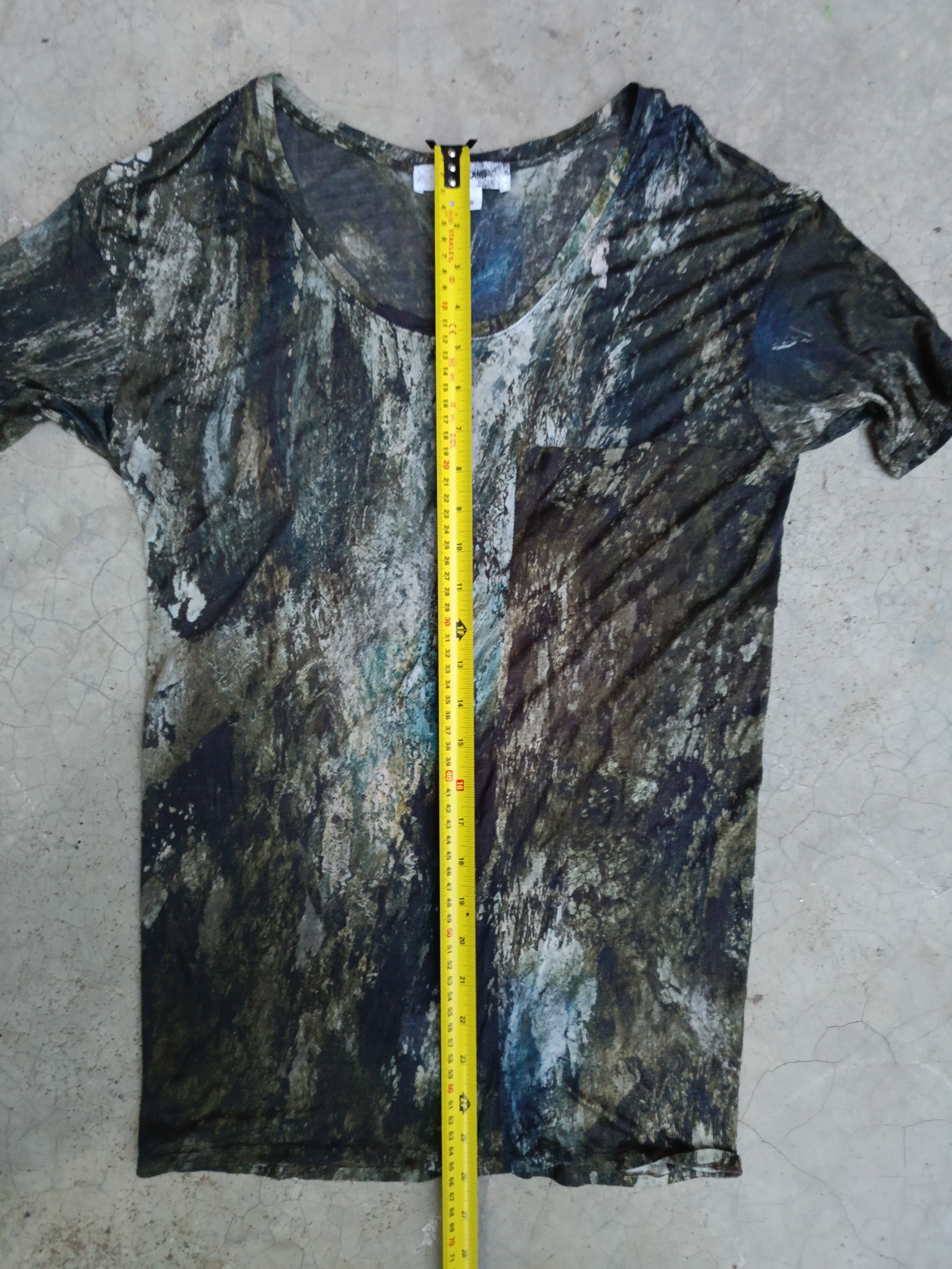 Helmut Lang HELMUT LANG FABRIC RAVEN OVERPRINT SINGLE POCKET RAYON SHIRT Size US S / EU 44-46 / 1 - 9 Thumbnail